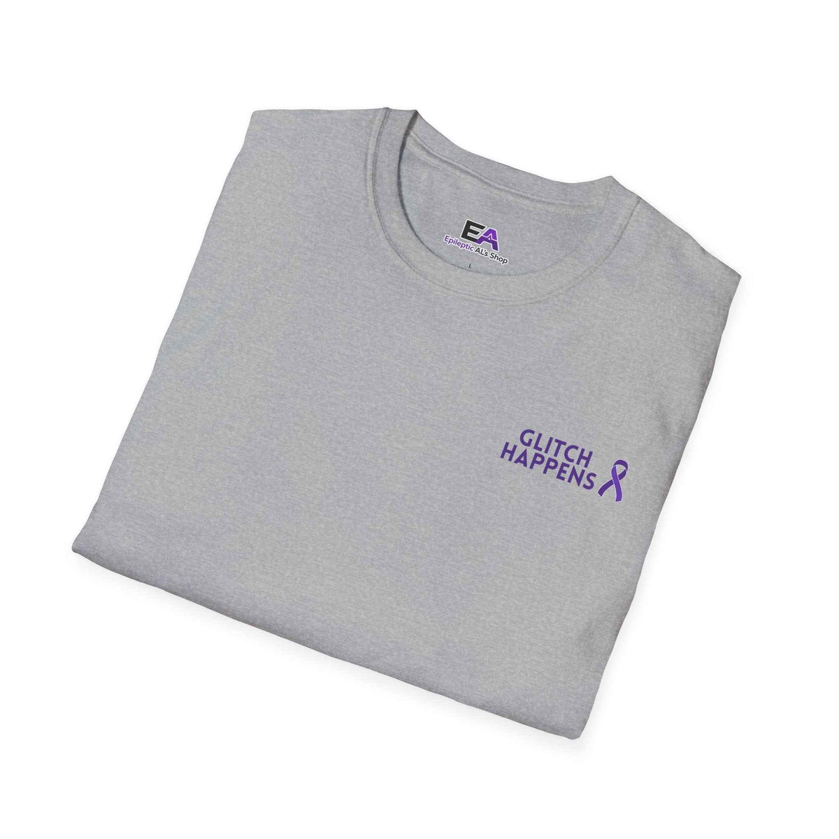 Glitch Happens Tee – Minimalist Seizure First Aid Shirt - Clothing, Unisex, T-Shirts - EpiAl's Shop