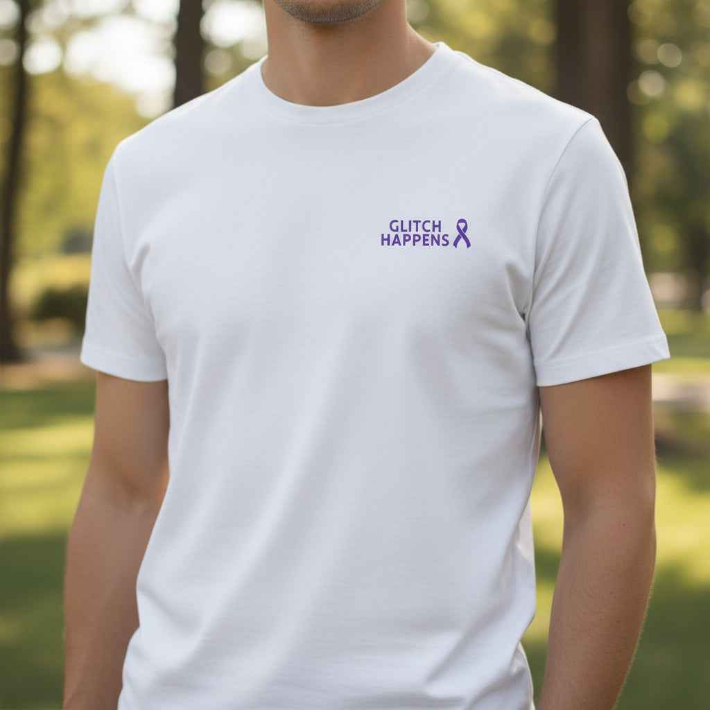 Glitch Happens Tee – Minimalist Seizure First Aid Shirt - Clothing, Unisex, T-Shirts - EpiAl's Shop