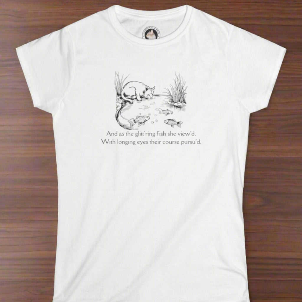 Glitterin' Fish Women's Softstyle Tee - T - Shirt - Epileptic Al’s Shop