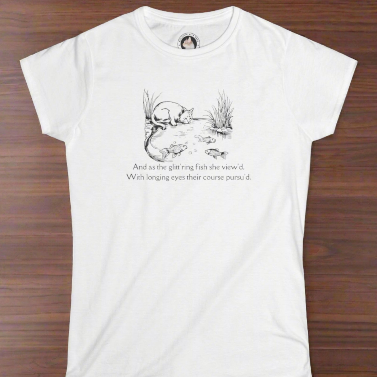 Glitterin' Fish Women's Softstyle Tee - T - Shirt - Epileptic Al’s Shop