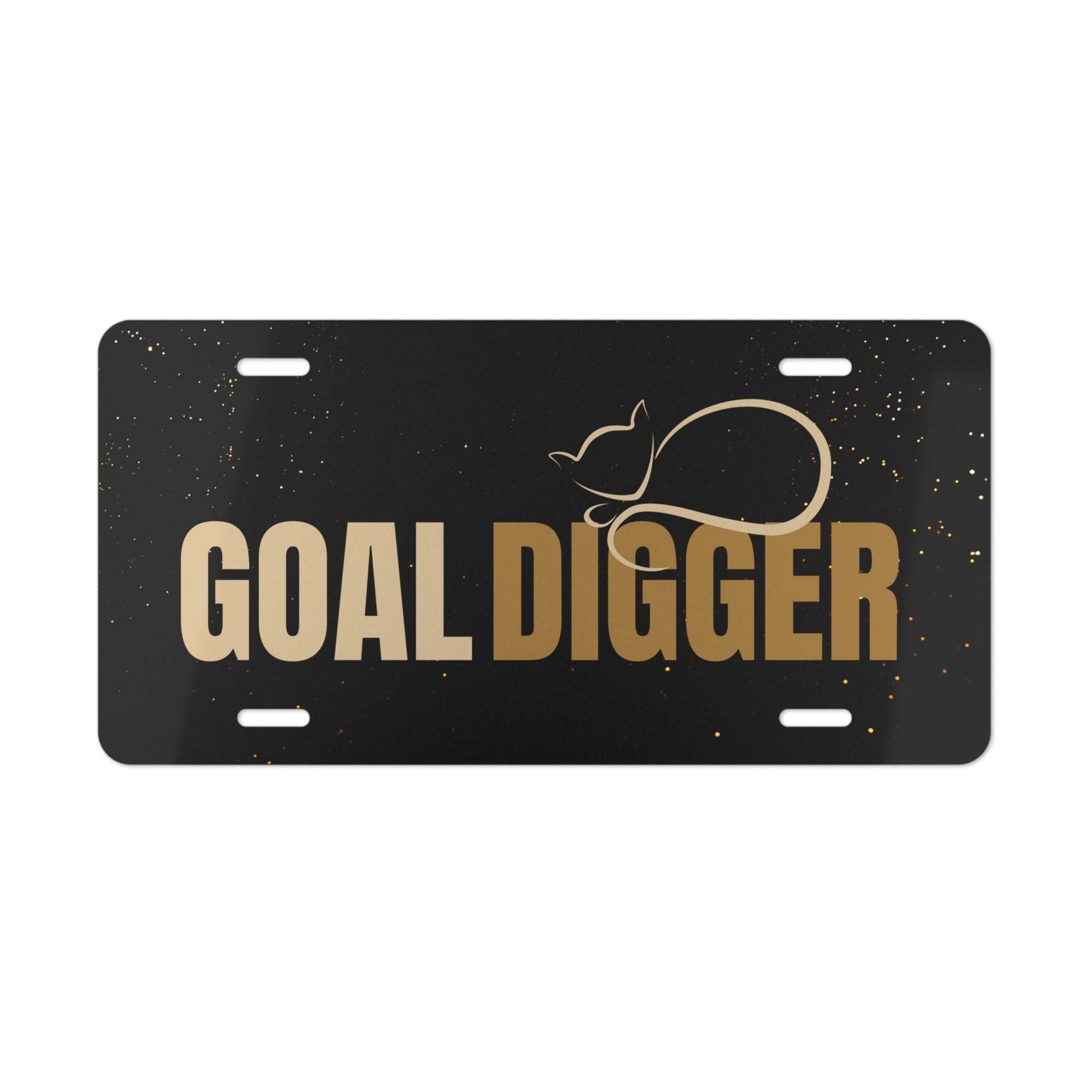 Goal Digger Vanity Plate - Accessories - Epileptic Al’s Shop