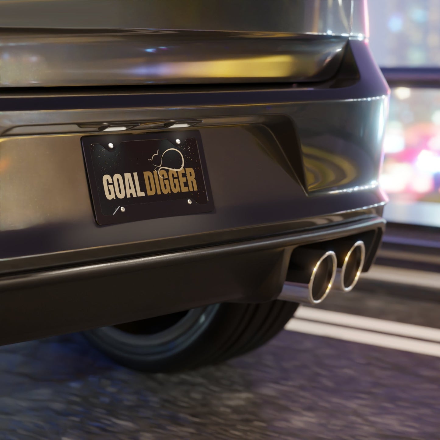 Goal Digger Vanity Plate - Accessories - Epileptic Al’s Shop