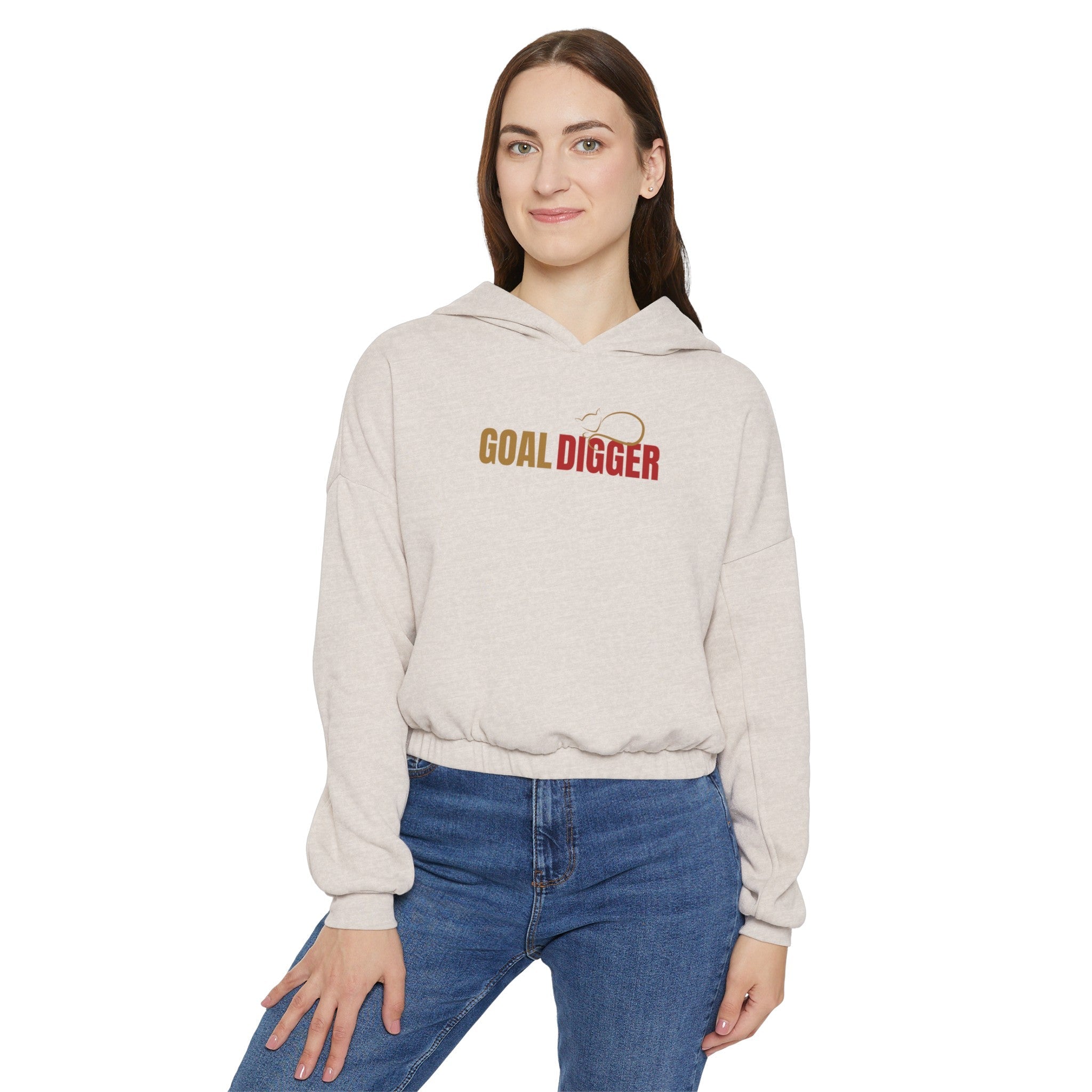 Goal Digger Women's Cinched Bottom Hoodie - EpiAl's Shop