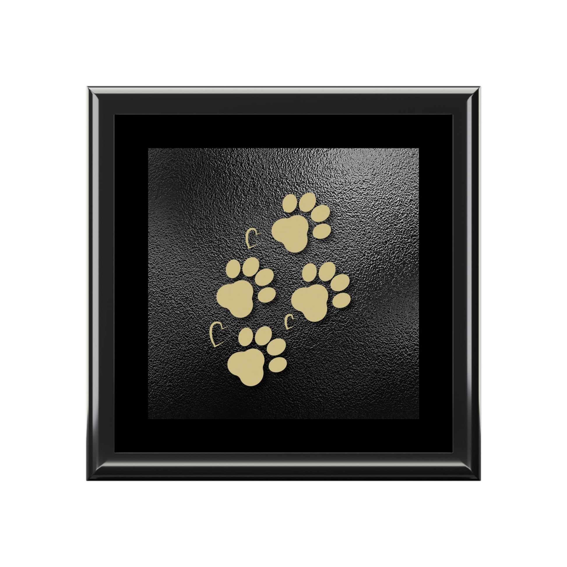 Gold Paw Tracks Jewelry Box - Home Decor - Epileptic Al’s Shop