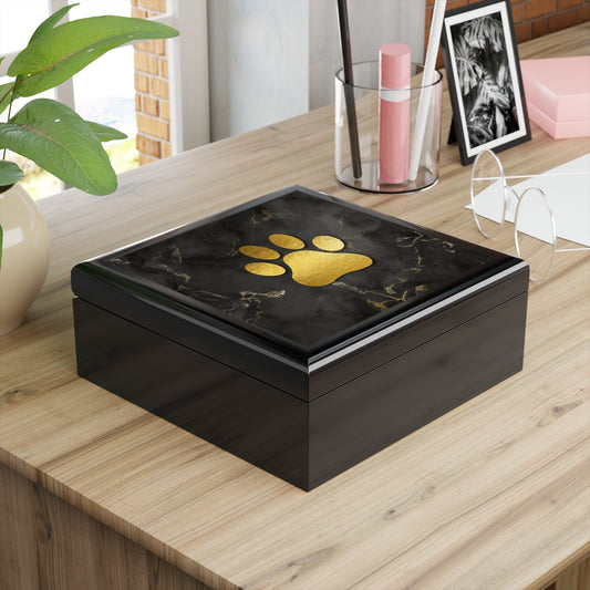 Golden Paw Jewelry Box - Home Decor - Epileptic Al’s Shop