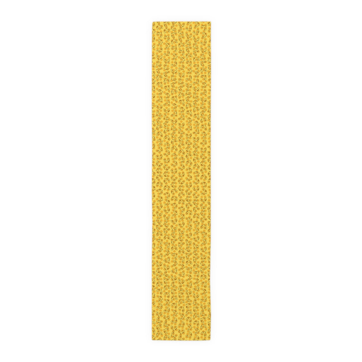 Golden Purr Cat Table Runner – Minimalist Line Art Polka Dot Design - Decor, Home, Tablecloths & Runners - EpiAl's Shop