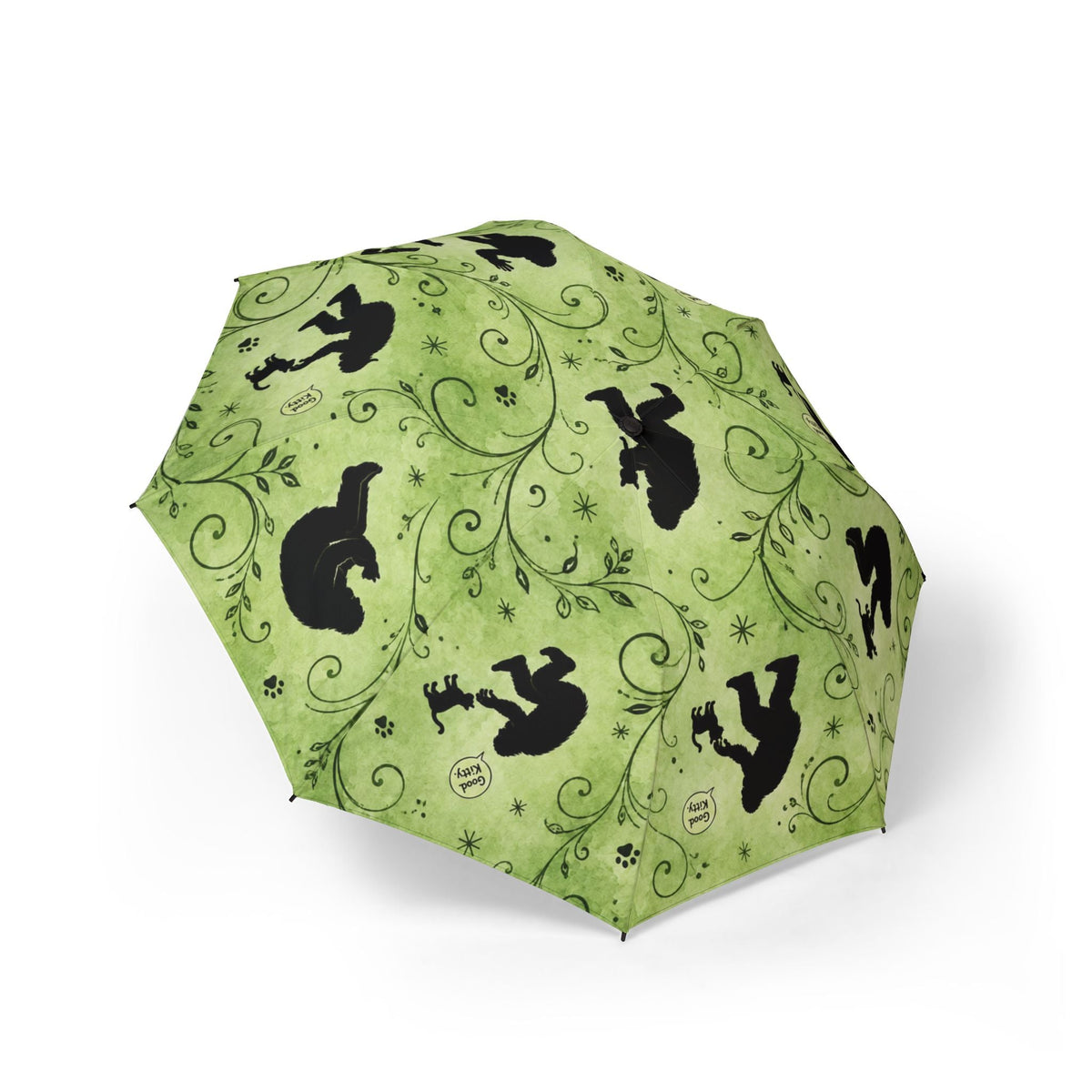 Good Kitty Bigfoot and Cat Compact Umbrella (Semi-Automatic) - Rain Gear, Umbrellas - EpiAl's Shop