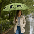 Good Kitty Bigfoot and Cat Compact Umbrella (Semi-Automatic) - Rain Gear, Umbrellas - EpiAl's Shop