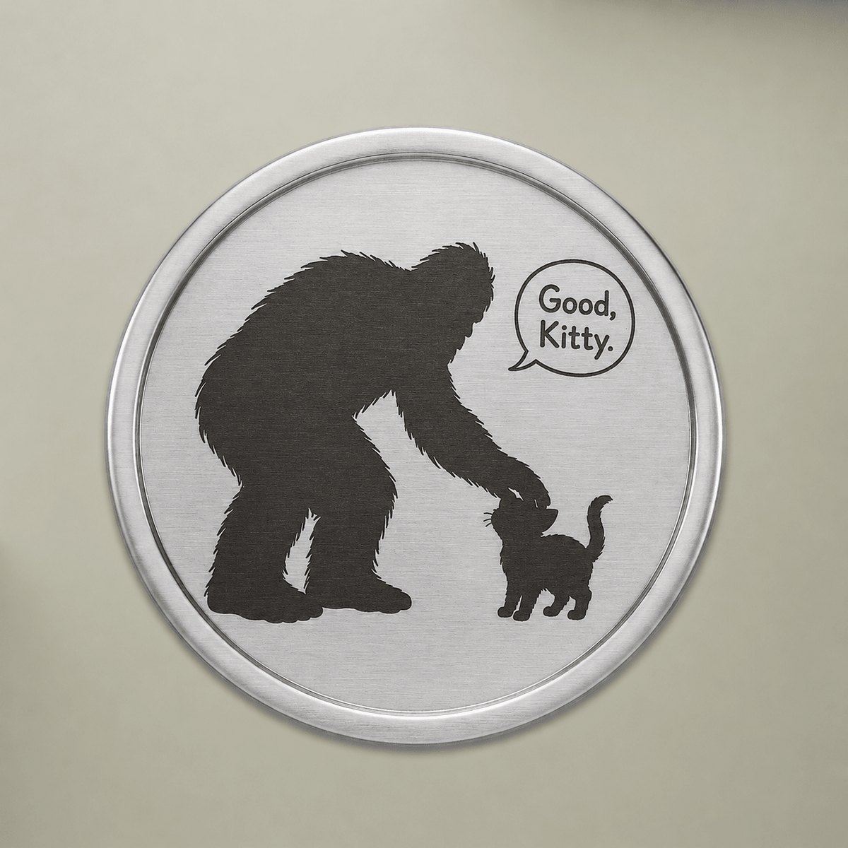 Good, Kitty Sasquatch & Cat Engraved Golf Ball Marker - Toys & Games, Golf Ball Markers - EpiAl's Shop