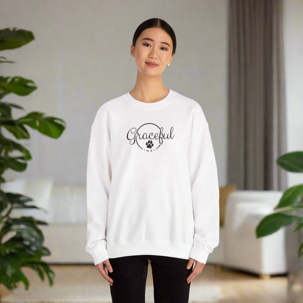 Graceful Unisex Heavy Blend™ Crewneck Sweatshirt - Sweatshirt - EpiAl's Shop