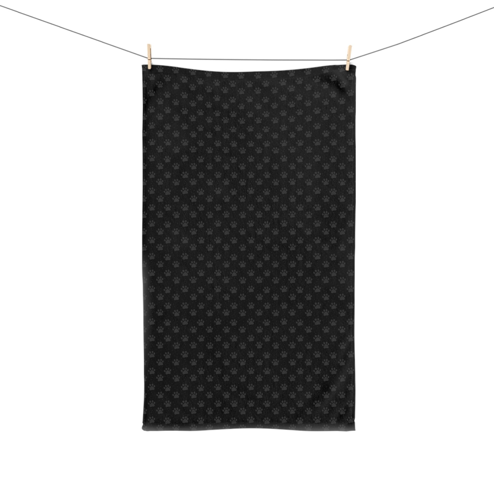 Gray Paws Hand Towel - Home Decor - Epileptic Al’s Shop