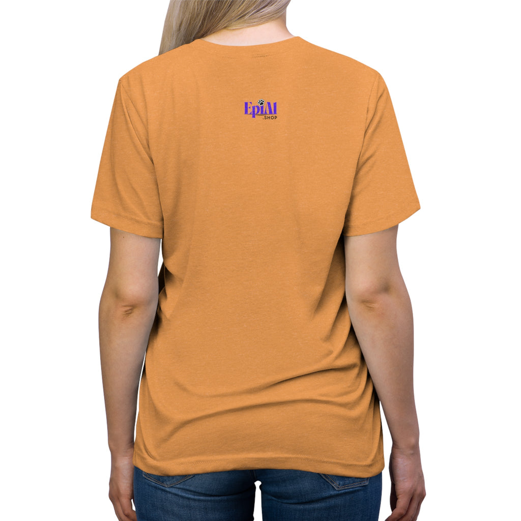Green & Gold Paw Unisex Triblend Tee - T - Shirt - Epileptic Al’s Shop