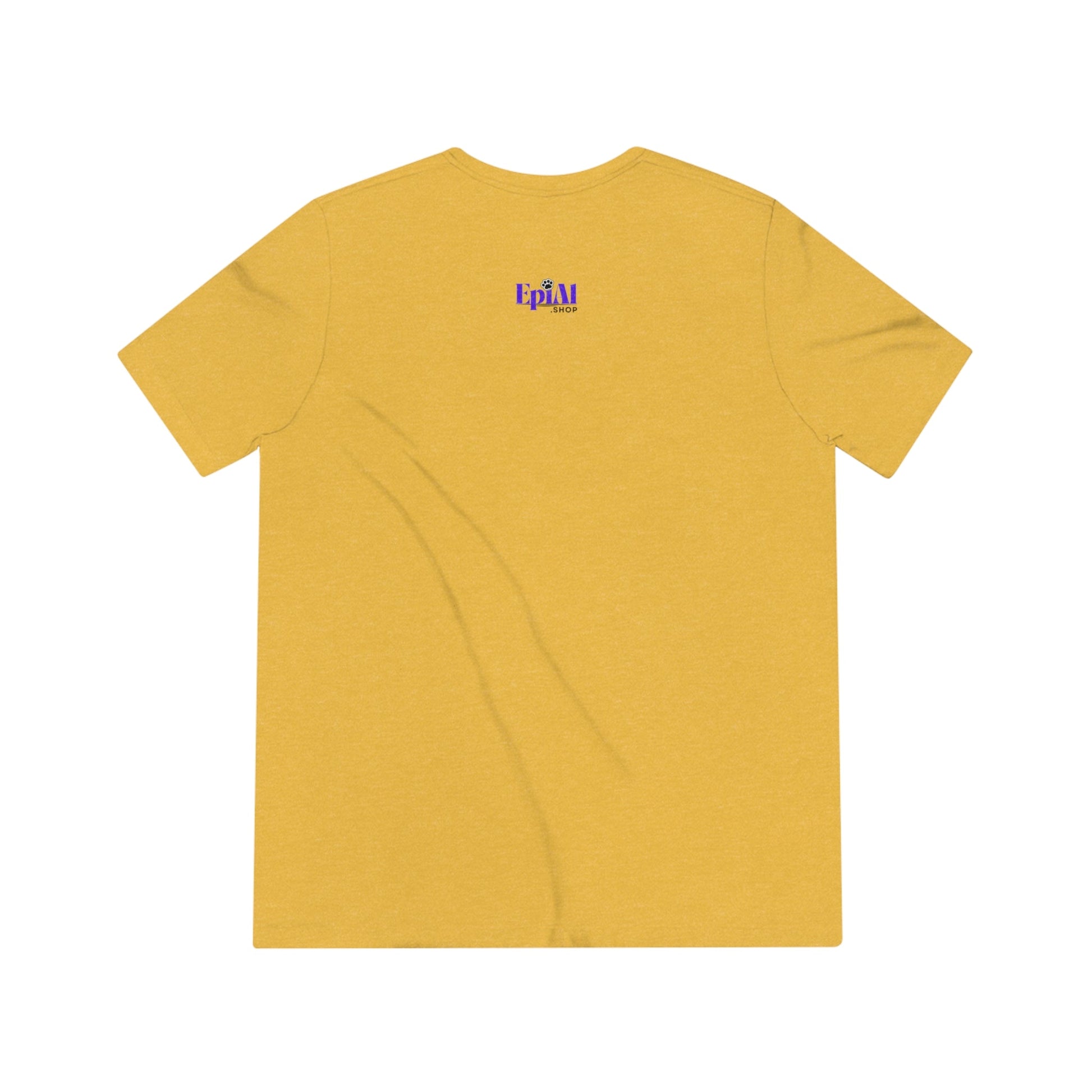 Green & Gold Paw Unisex Triblend Tee - T - Shirt - Epileptic Al’s Shop