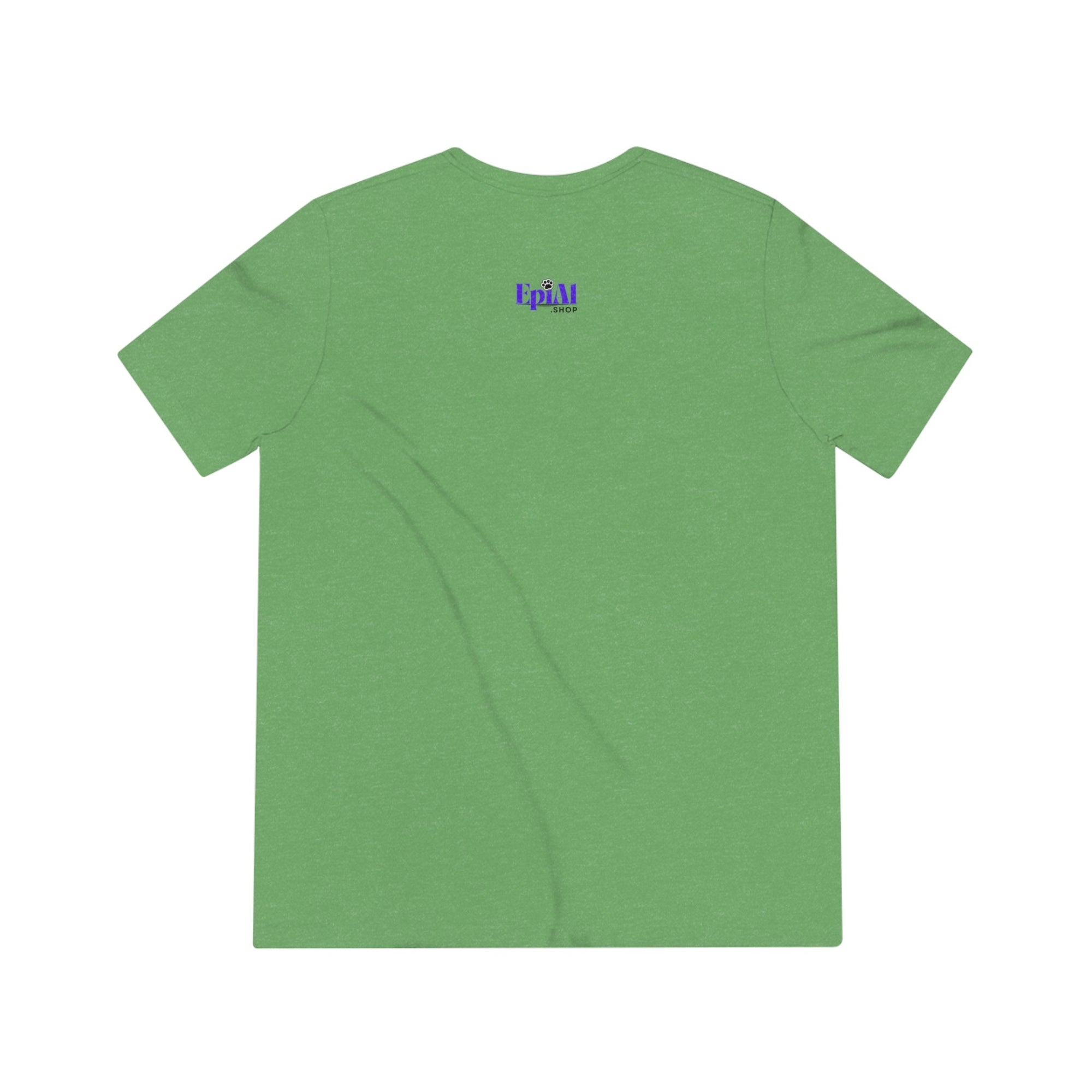 Green & Gold Paw Unisex Triblend Tee - T - Shirt - Epileptic Al’s Shop