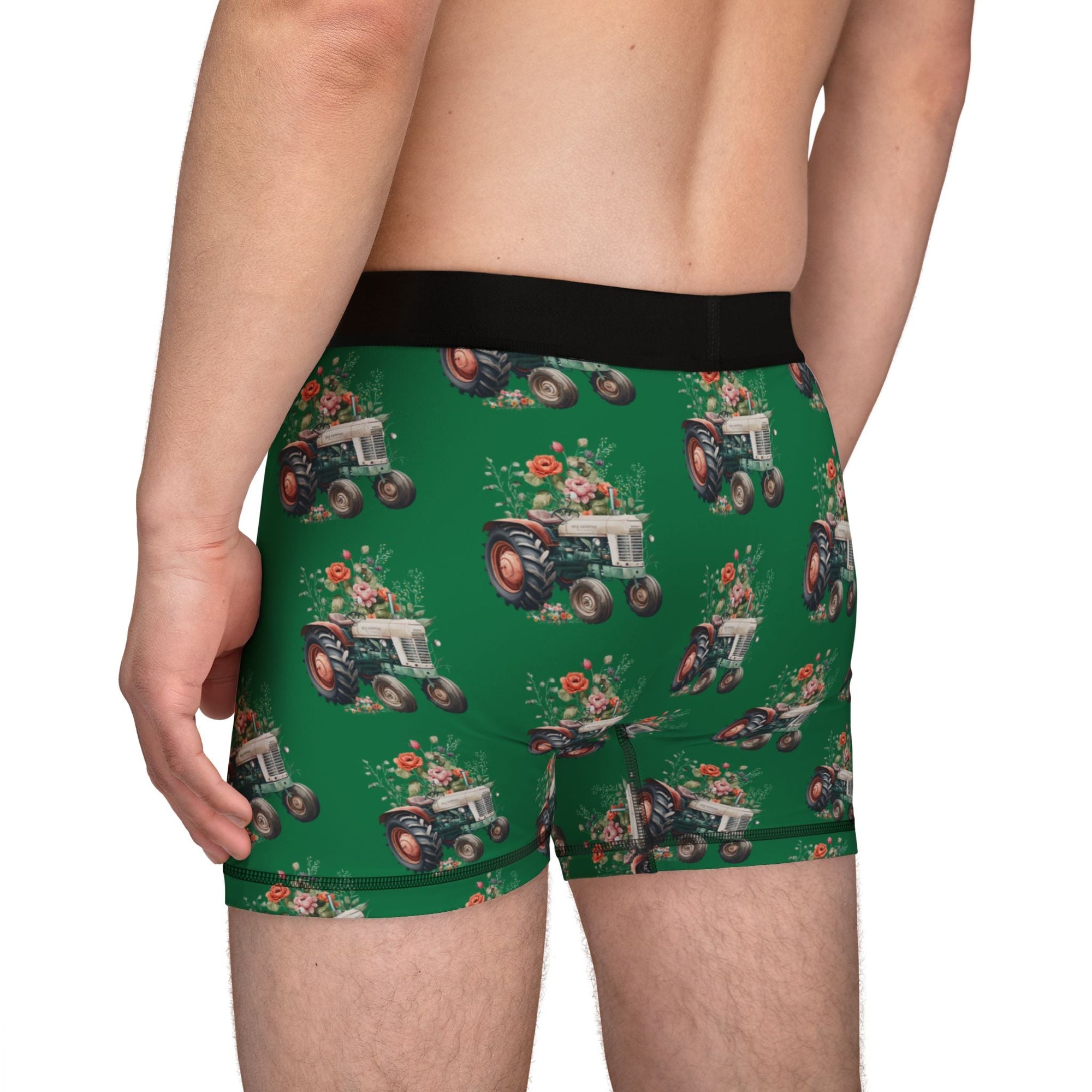Green Tractor Men's Boxers - Clothing, Underwear - EpiAl's Shop