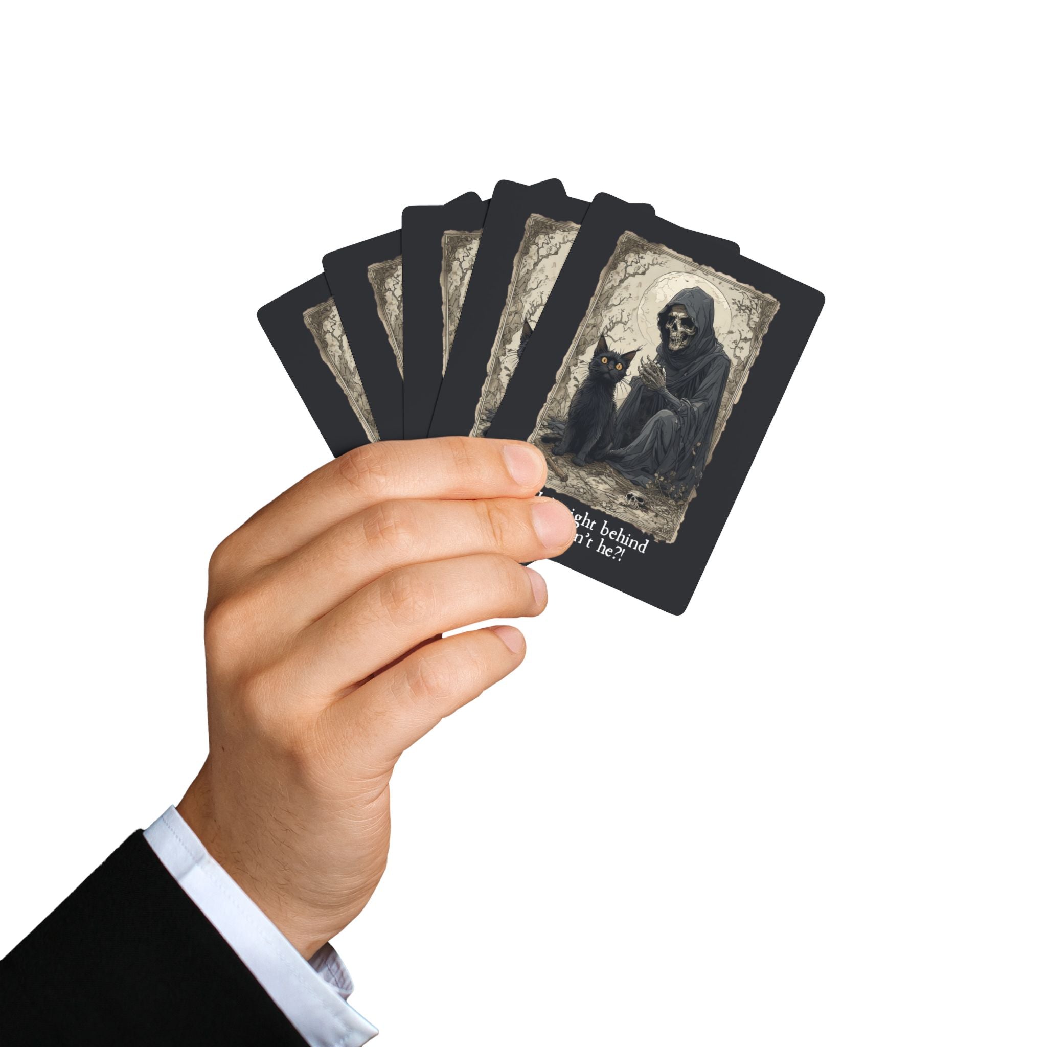 Grim Reaper & Cat Poker Playing Cards - Toys & Games, Playing Cards - EpiAl's Shop