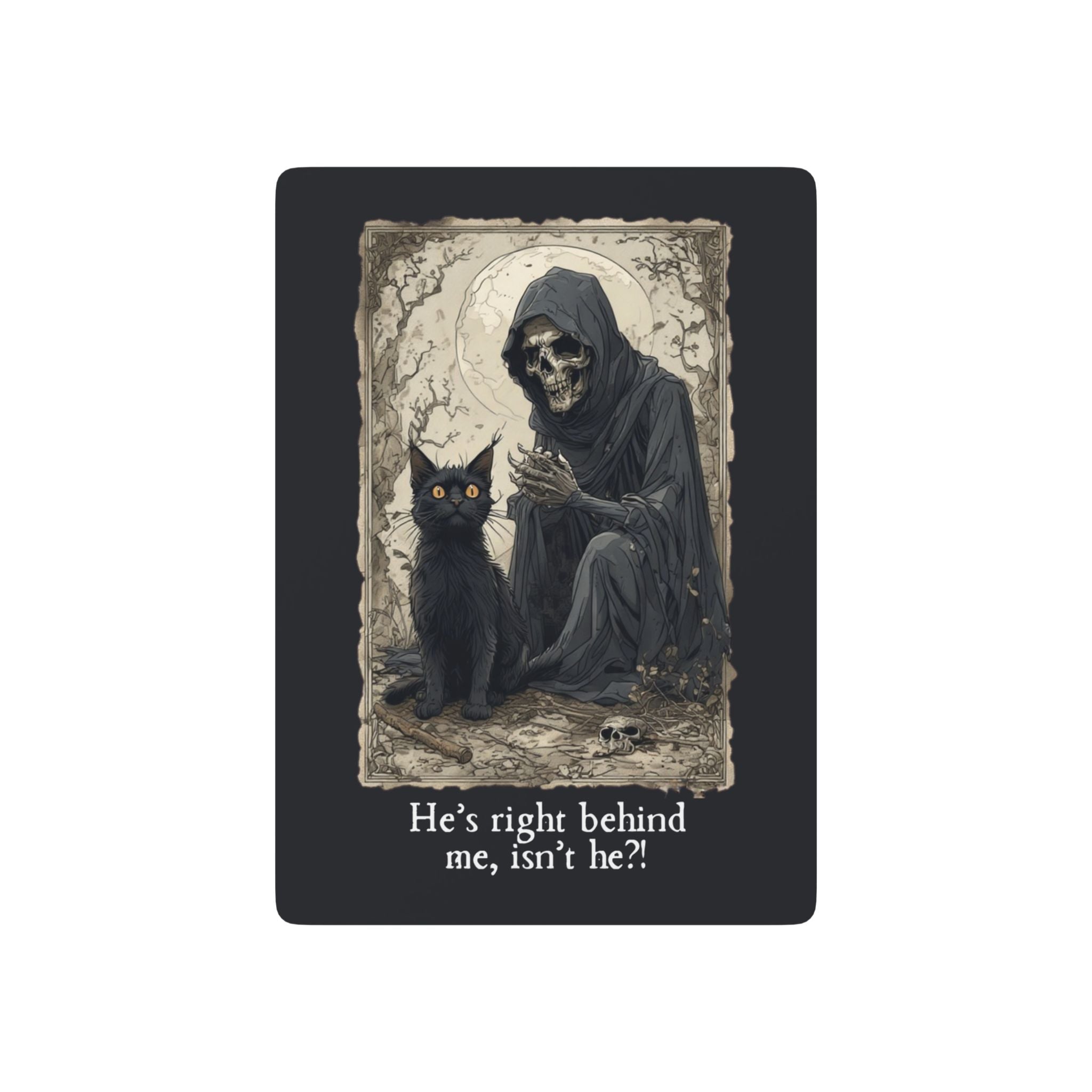 Grim Reaper & Cat Poker Playing Cards - Toys & Games, Playing Cards - EpiAl's Shop