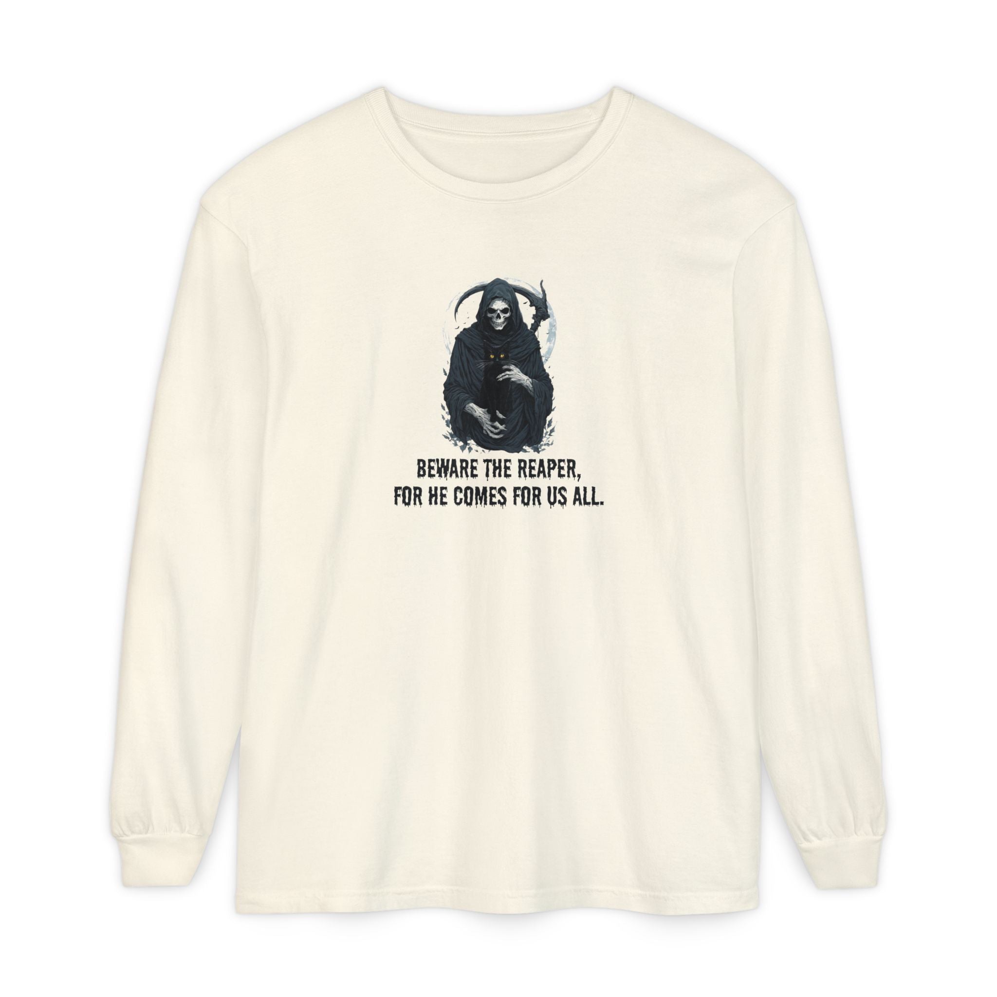 Grim Reaper Long Sleeve T-Shirt, Halloween Apparel - Clothing, T-shirts, Long - Sleeve - EpiAl's Shop