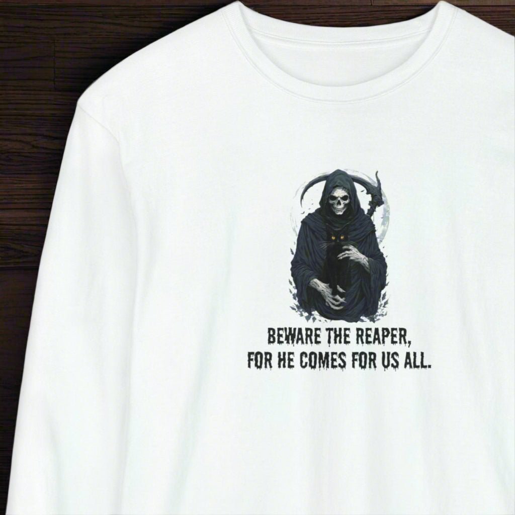 Grim Reaper Long Sleeve T-Shirt, Halloween Apparel - Clothing, T-shirts, Long - Sleeve - EpiAl's Shop