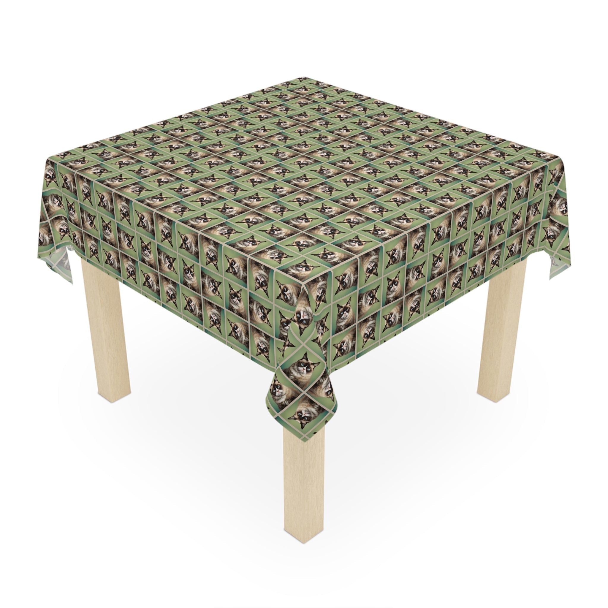 Grouchy Cat Tablecloth - Decor, Dining, Table Decor - EpiAl's Shop