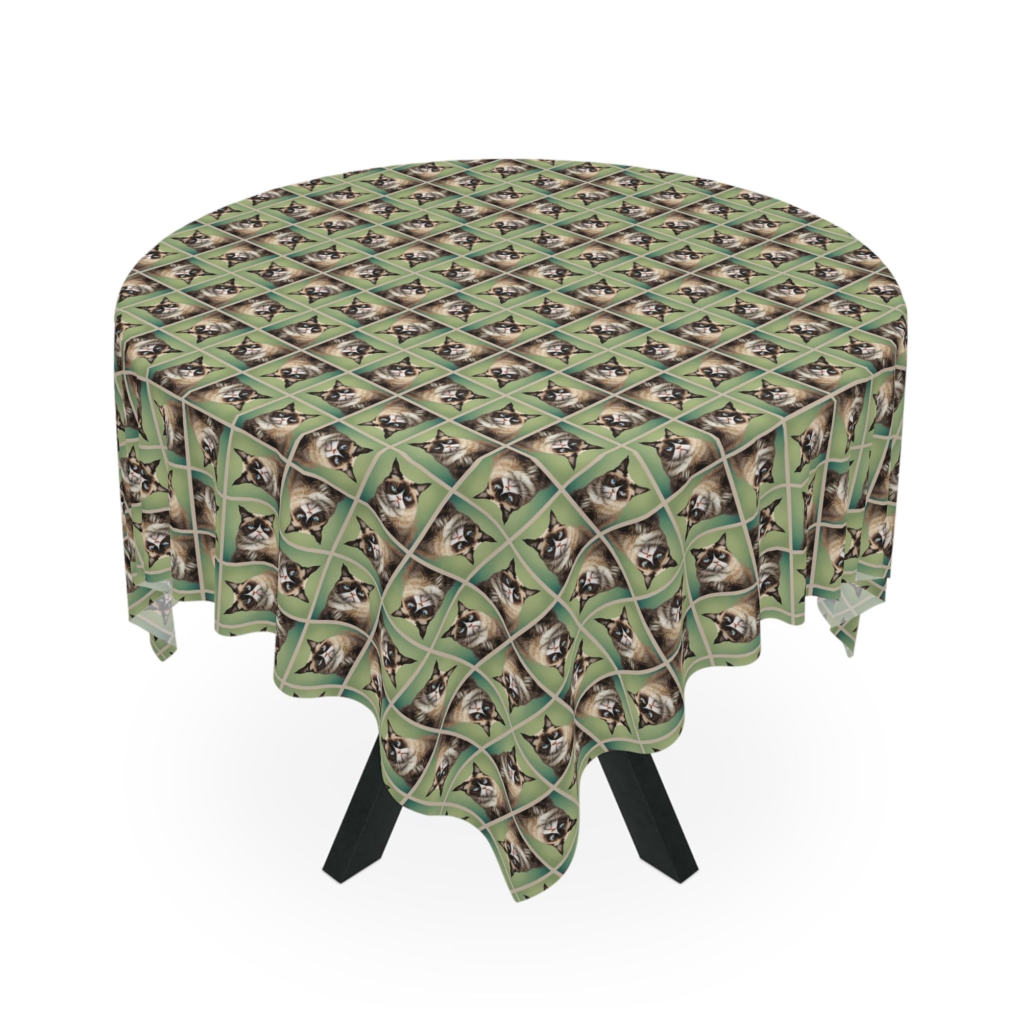 Grouchy Cat Tablecloth - Decor, Dining, Table Decor - EpiAl's Shop