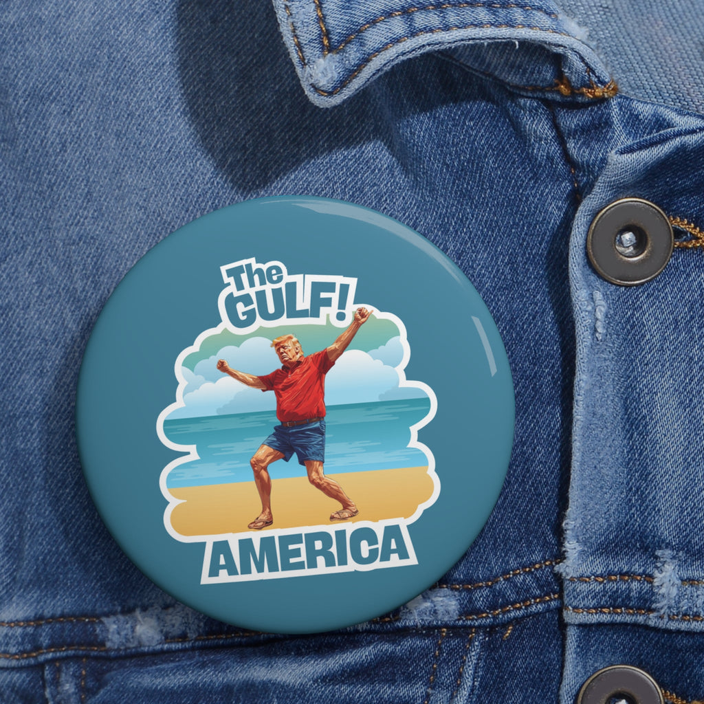 Gulf America Pin Buttons - Collectibles for Friends - Collectibles, Pinback Buttons - EpiAl's Shop