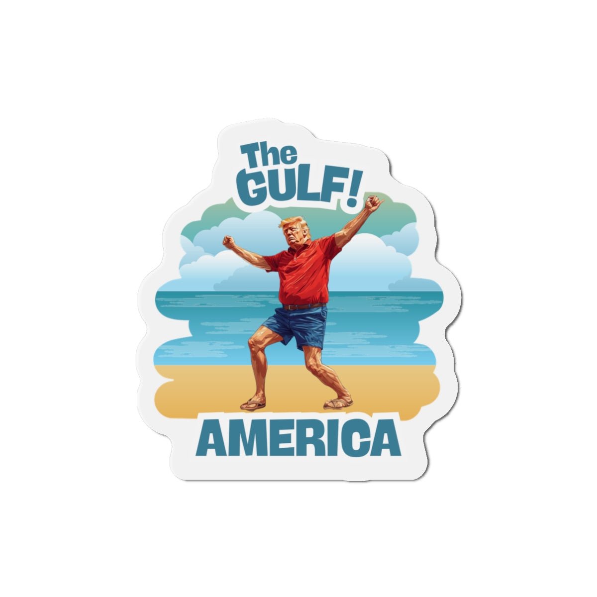 Gulf Coast Die - Cut Magnet, Fun Home Decor - Decor, Kitchen, Magnets - EpiAl's Shop
