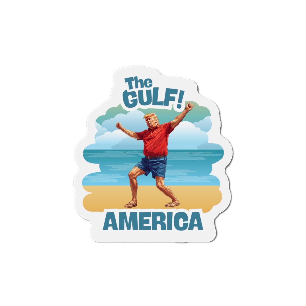 Gulf Coast Die - Cut Magnet, Fun Home Decor - Decor, Kitchen, Magnets - EpiAl's Shop