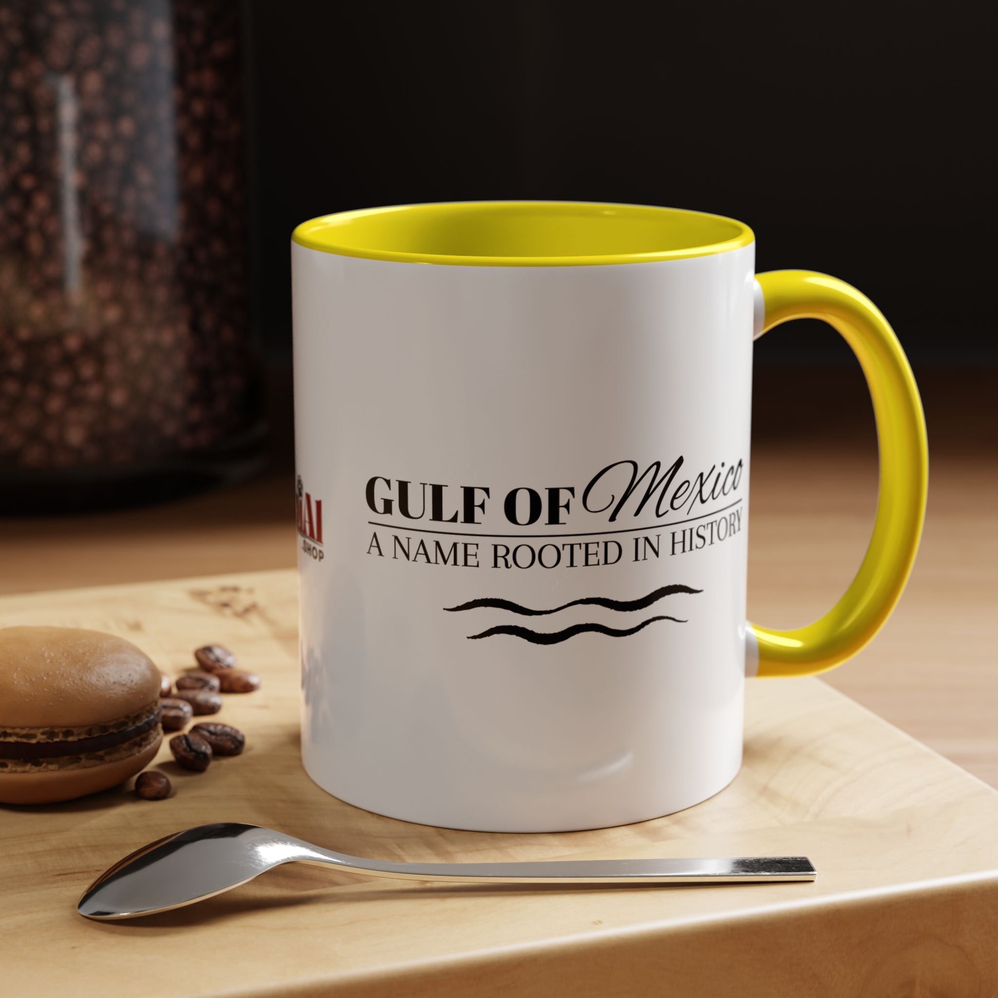 Gulf of Mexico A Name Rooted in History Accent Coffee Mug - Drinkware, Coffee Mugs - EpiAl's Shop