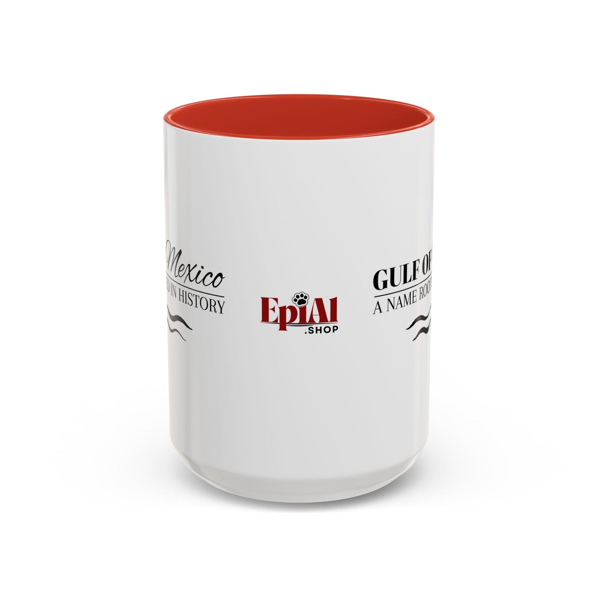 Gulf of Mexico A Name Rooted in History Accent Coffee Mug - Drinkware, Coffee Mugs - EpiAl's Shop