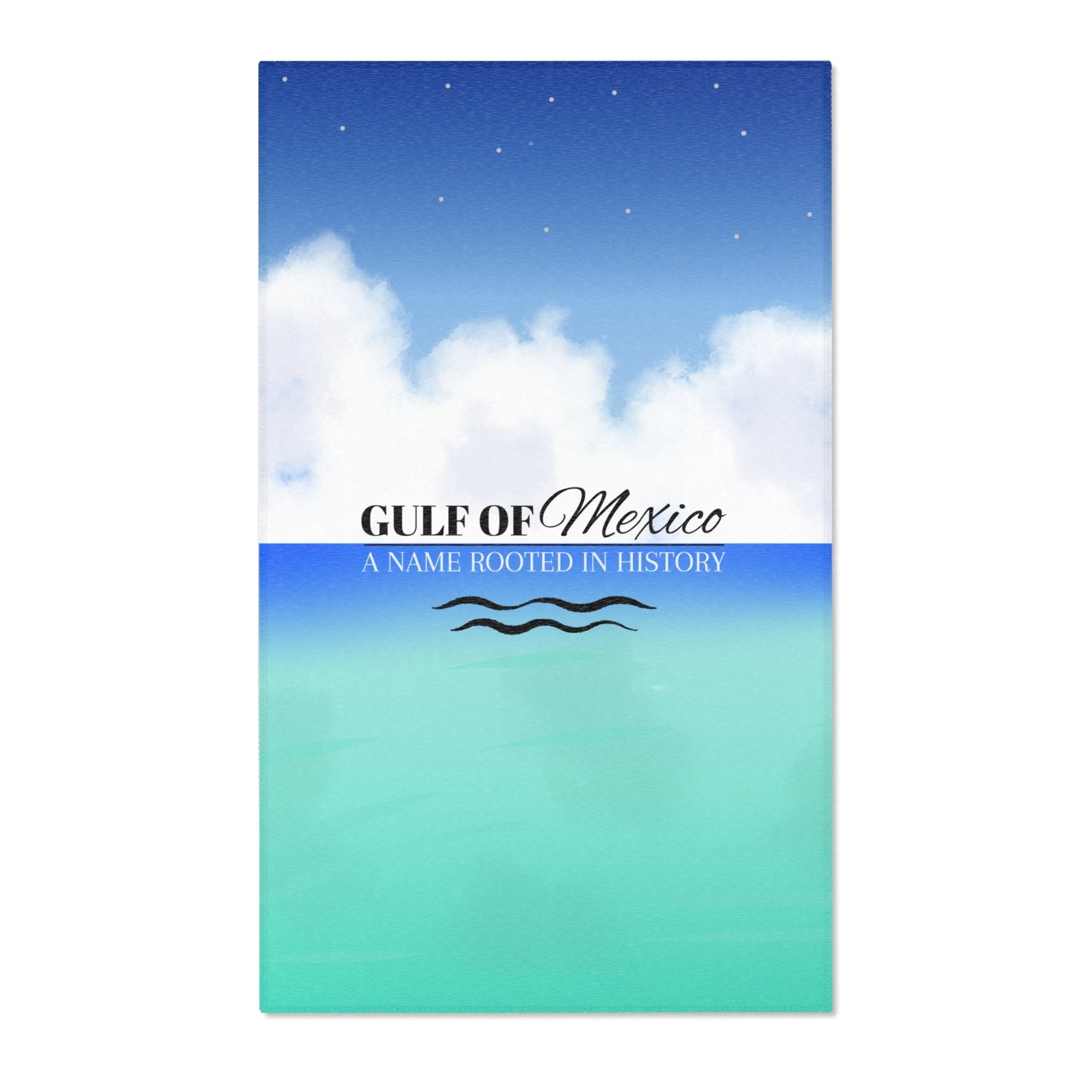 Gulf of Mexico Area Rug - Coastal Decor - Decor, Home, Rugs & Doormats - EpiAl's Shop