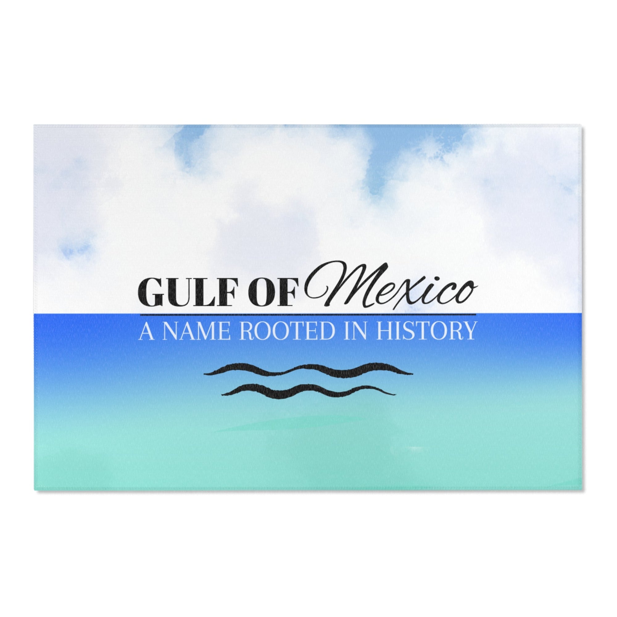 Gulf of Mexico Area Rug - Coastal Decor - Decor, Home, Rugs & Doormats - EpiAl's Shop