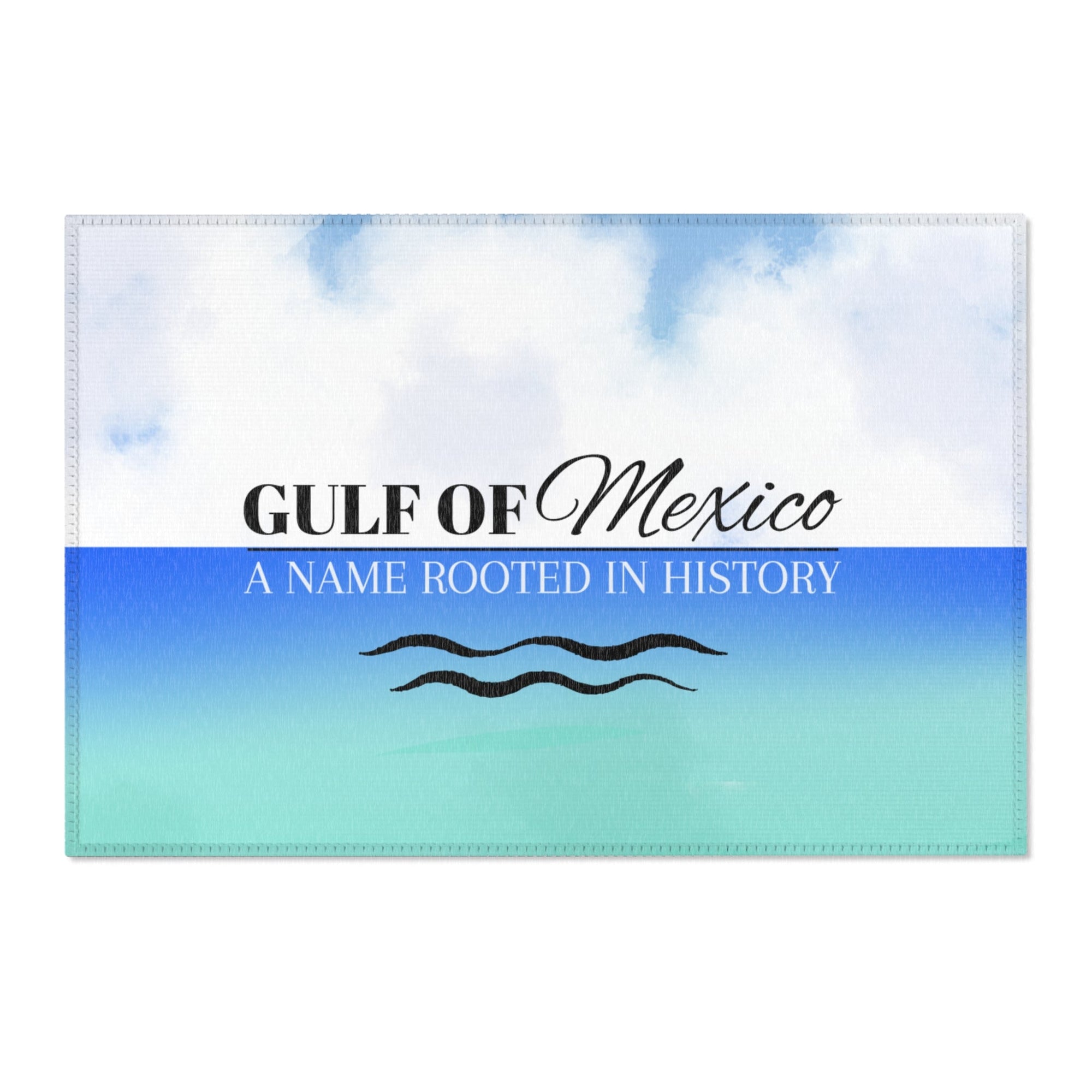Gulf of Mexico Area Rug - Coastal Decor - Decor, Home, Rugs & Doormats - EpiAl's Shop