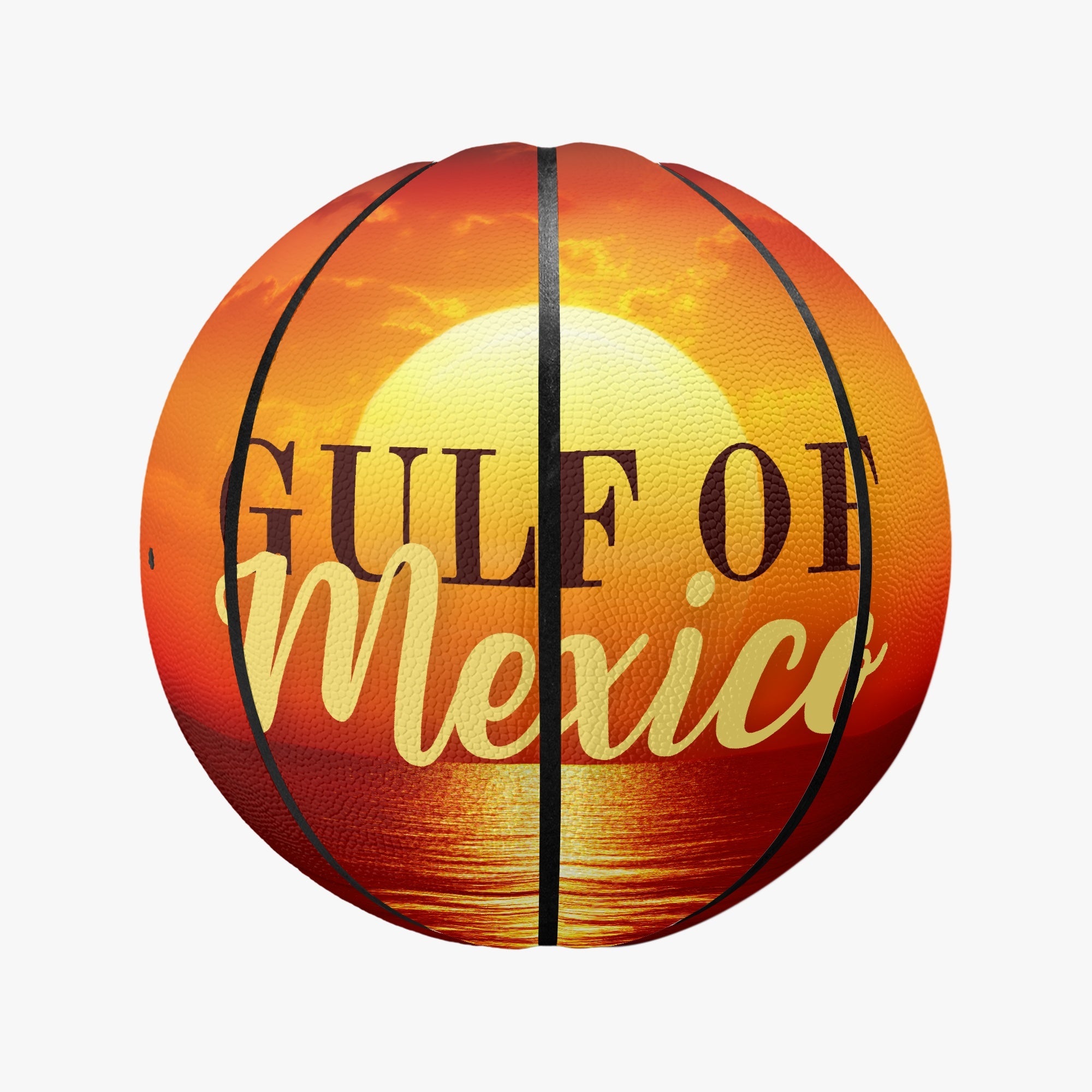 Gulf of Mexico Basketball - Four Panel Printed - Toys & Games, Basketballs - EpiAl's Shop