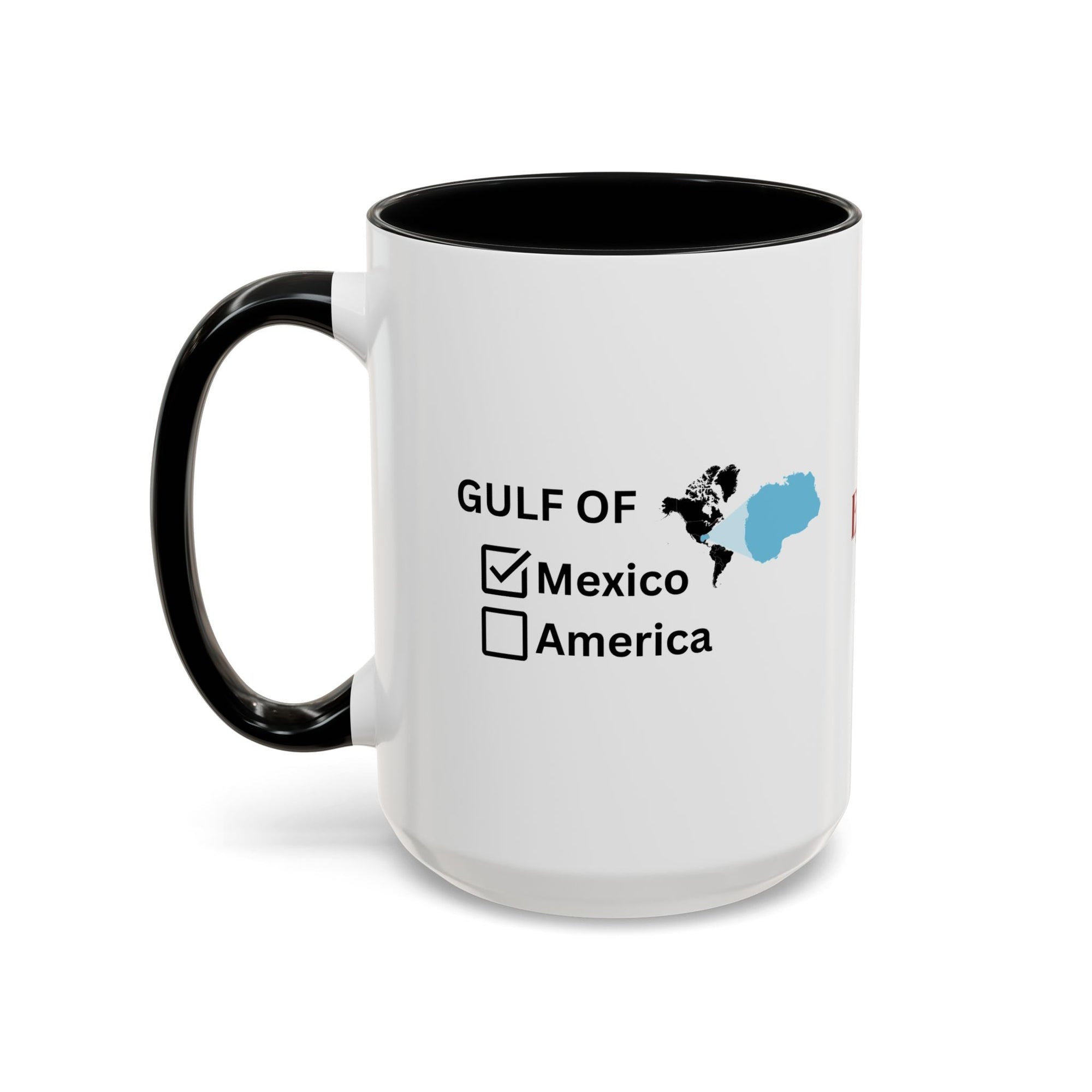 Gulf of Mexico Checkbox Accent Coffee Mug - Drinkware, Coffee Mugs - EpiAl's Shop
