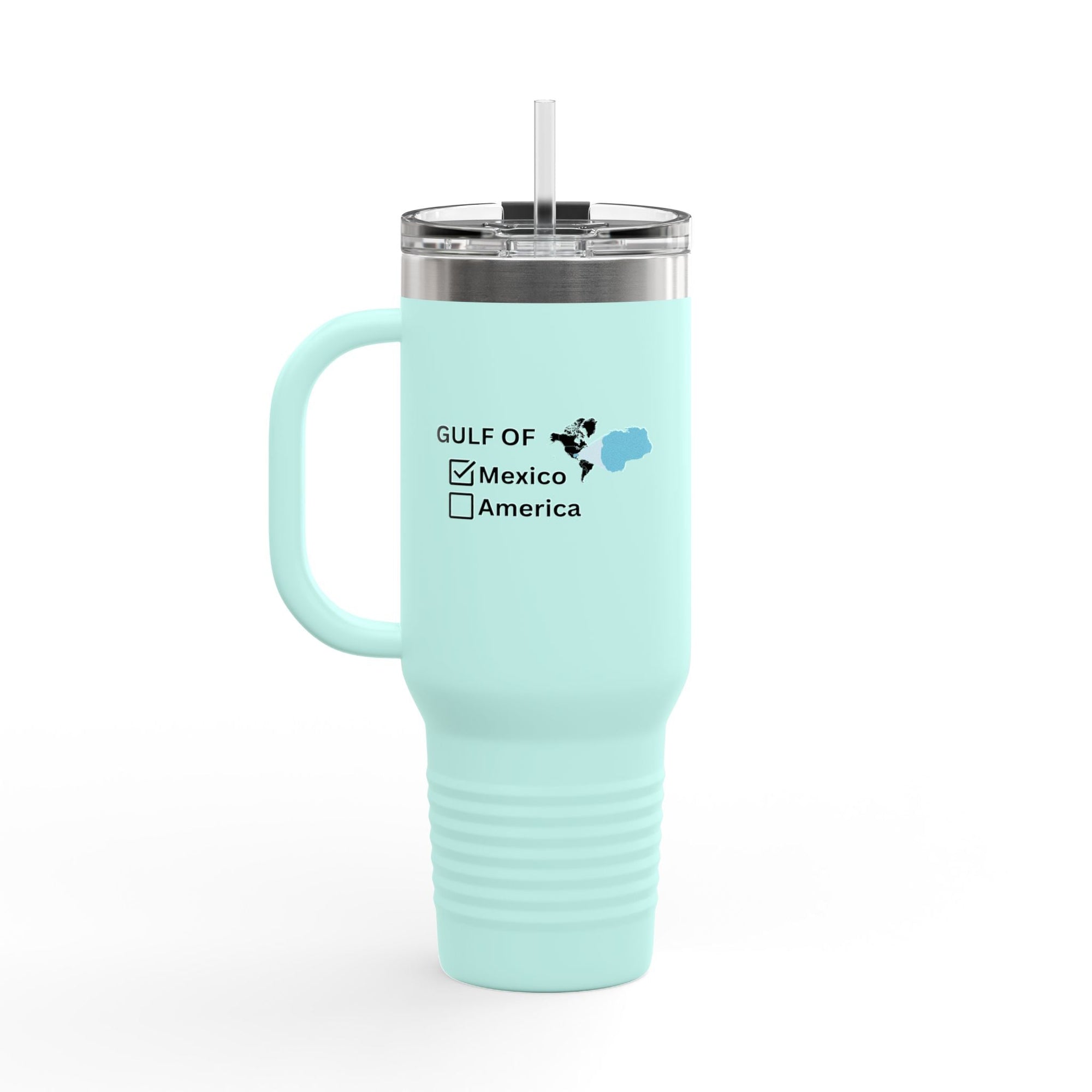 Gulf of Mexico Checkbox Insulated Travel Mug - 40oz - Drinkware, Travel Mugs - EpiAl's Shop
