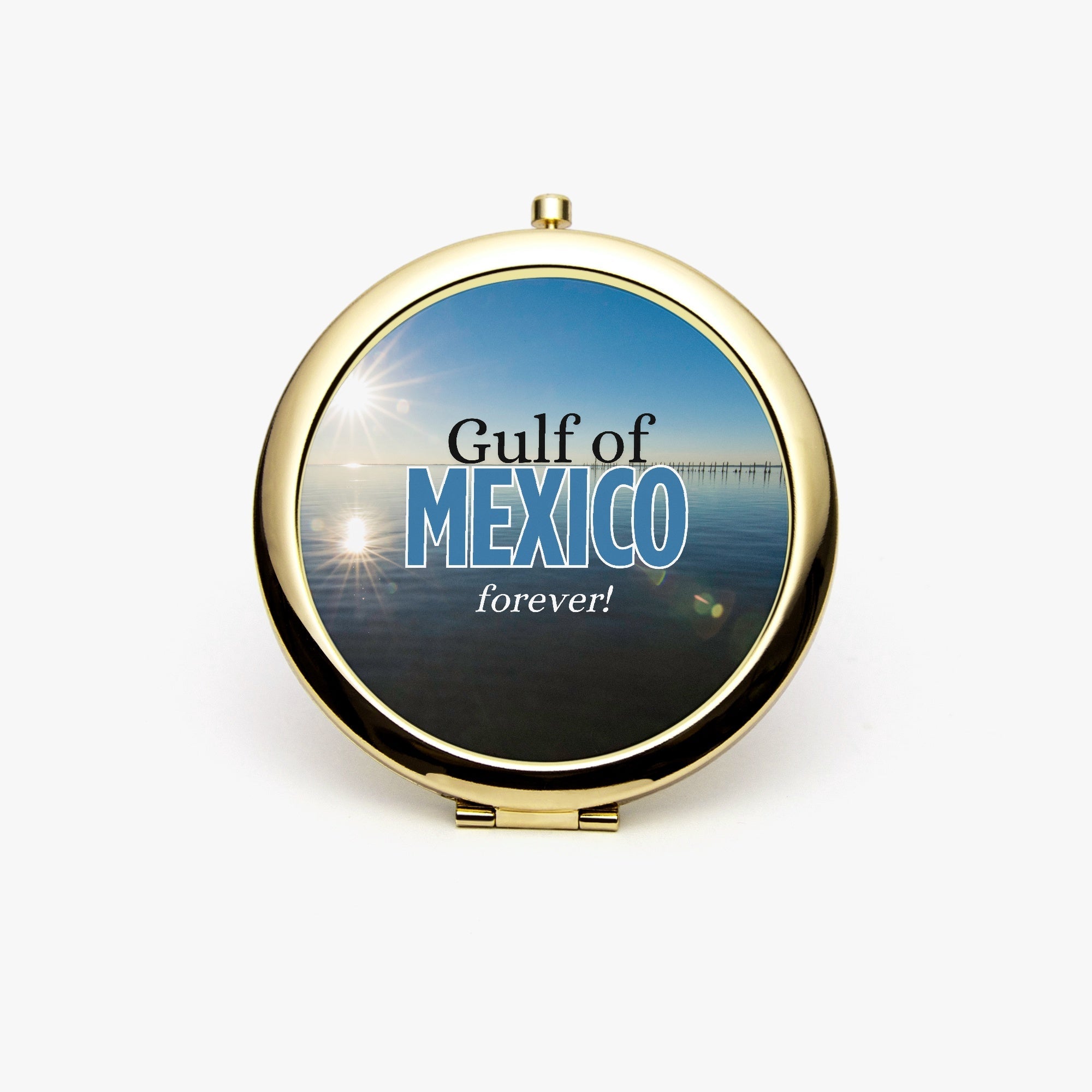 Gulf of Mexico Compact Mirror - Accessories, Beauty, Travel Mirror - EpiAl's Shop
