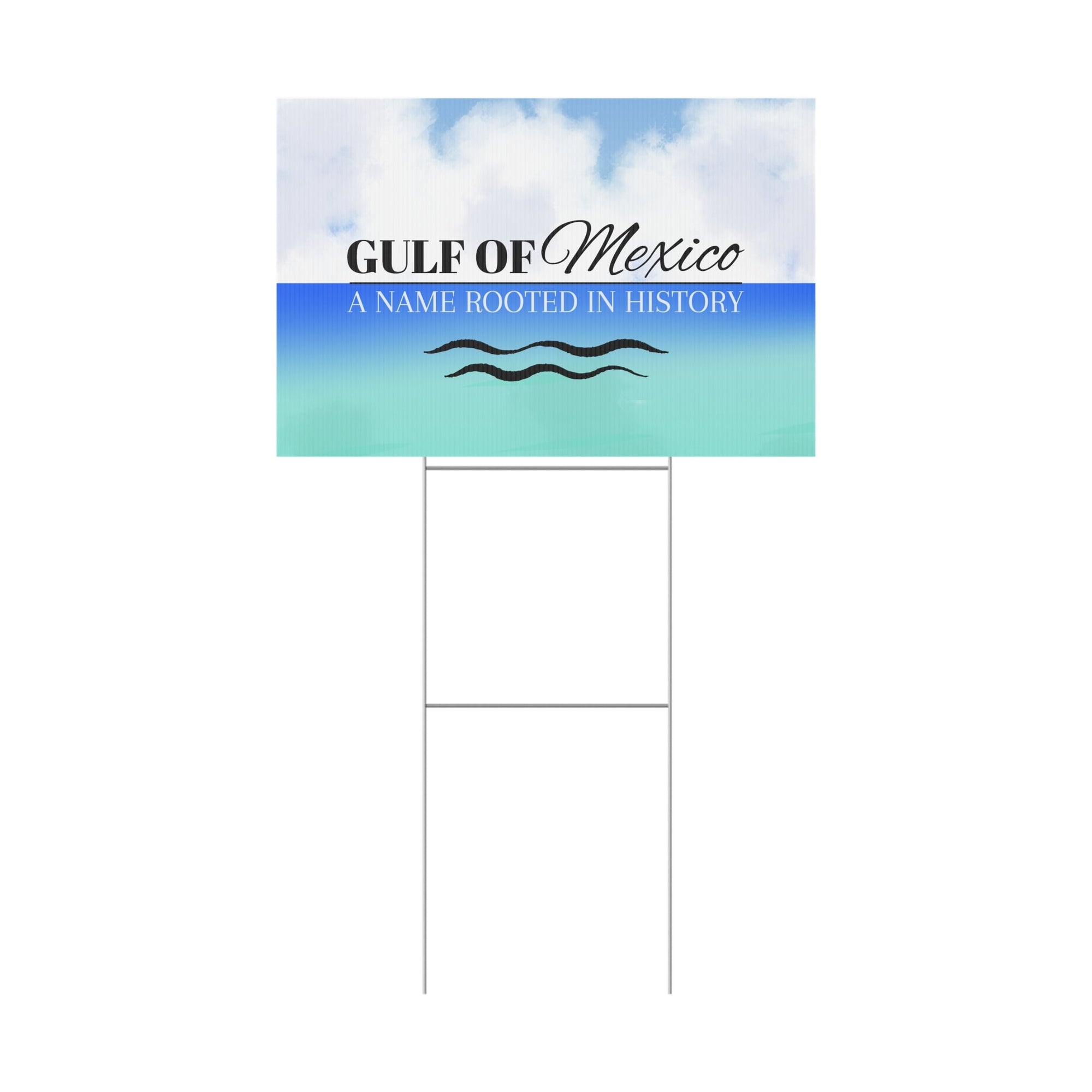 Gulf of Mexico Plastic Yard Sign - Decor, Outdoor - EpiAl's Shop