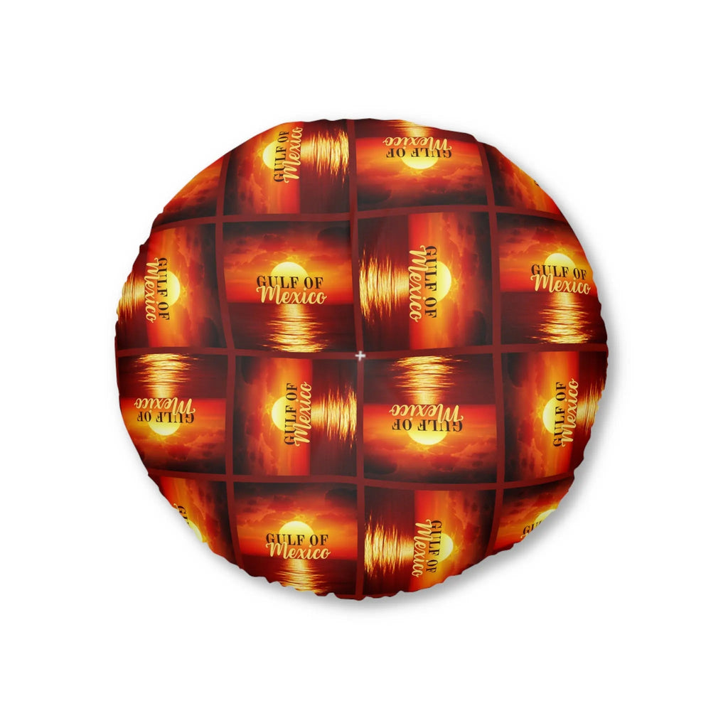 Gulf of Mexico Round Tufted Floor Pillow - Bohemian Home Décor - Decor, Home, Pillows - EpiAl's Shop