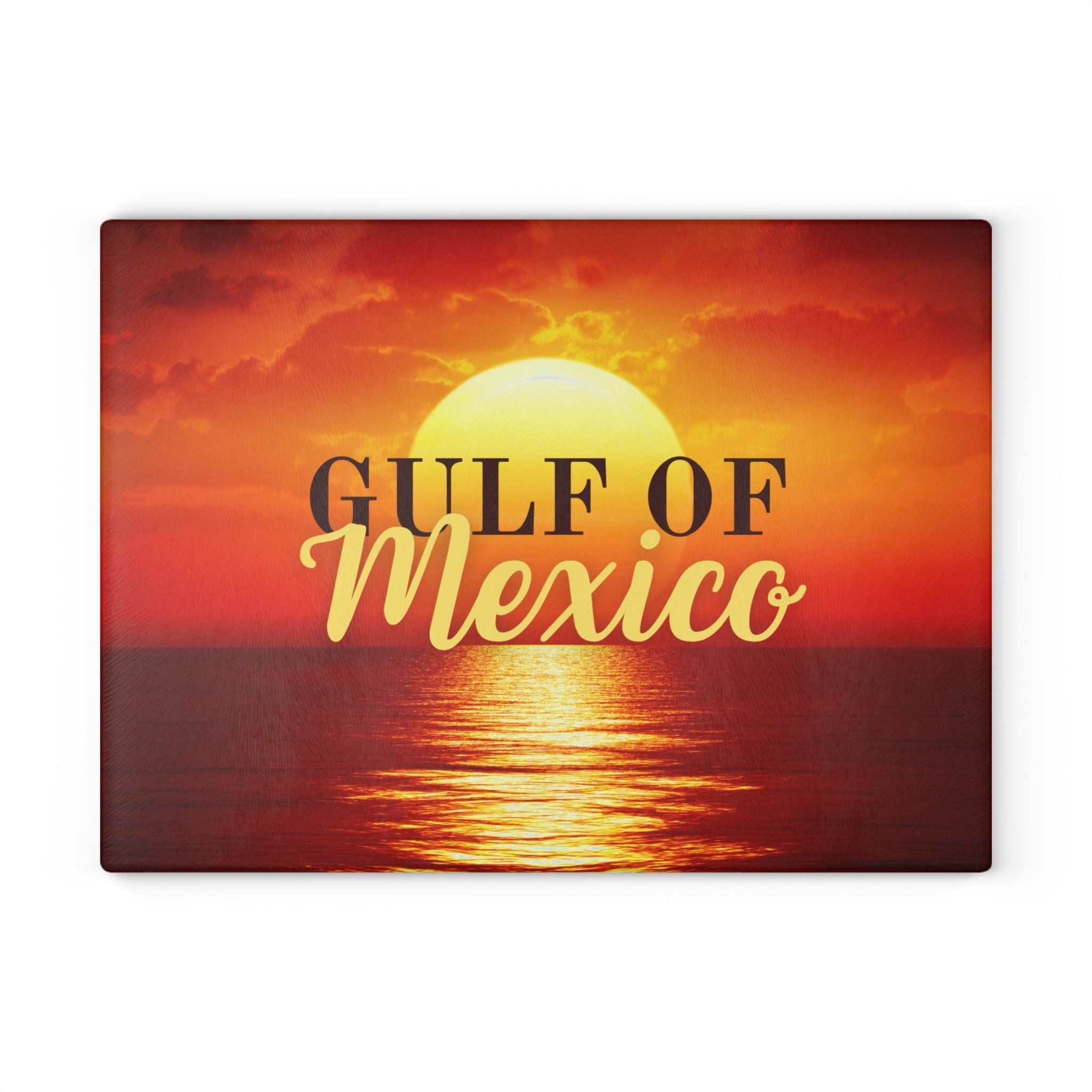 Gulf of Mexico Sunset Glass Cutting Board - Decor, Kitchen, Cutting Boards - EpiAl's Shop
