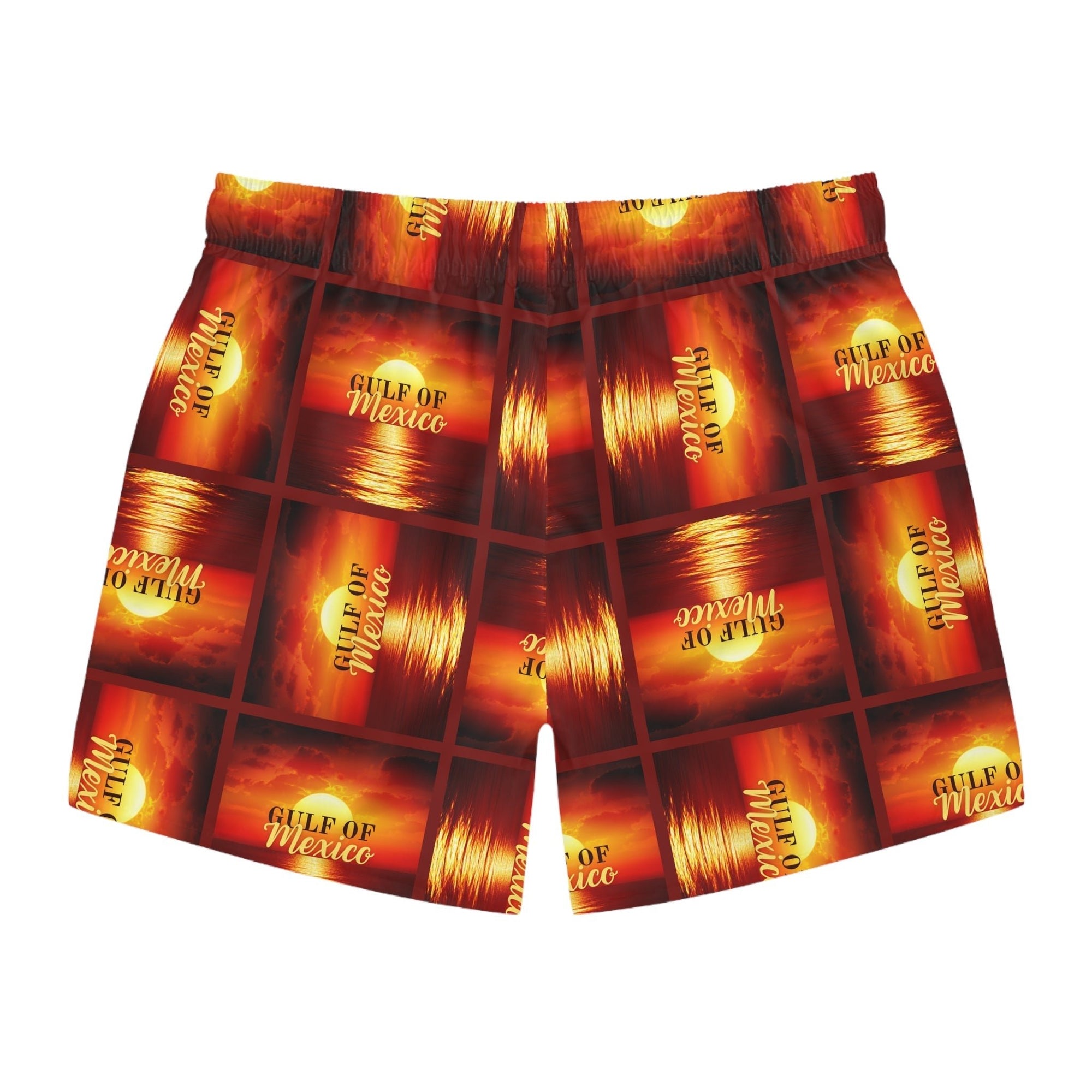 Gulf of Mexico Swim Trunks - Vibrant Beachwear for Summer Fun - Clothing, Swimwear - EpiAl's Shop