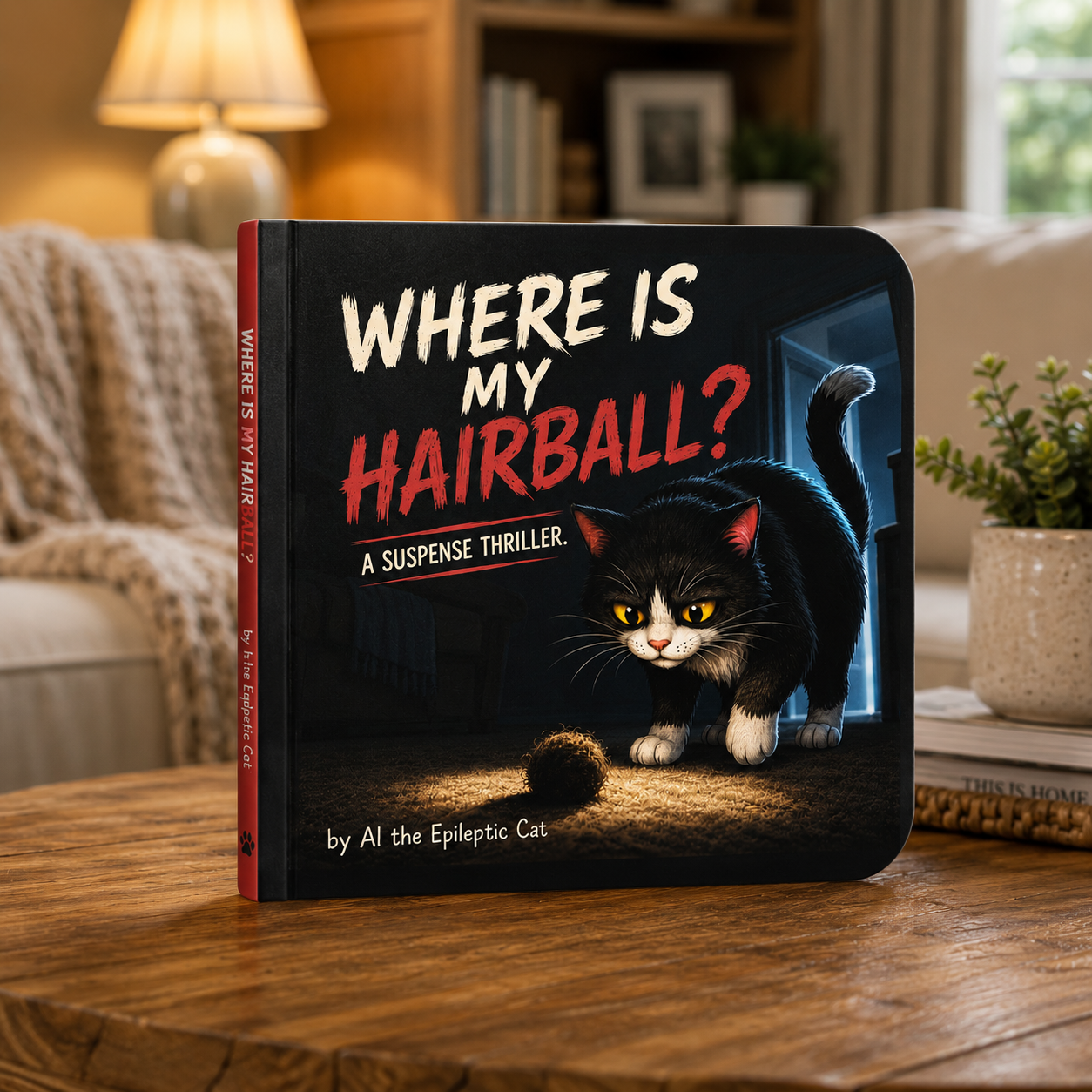 Board book titled 
