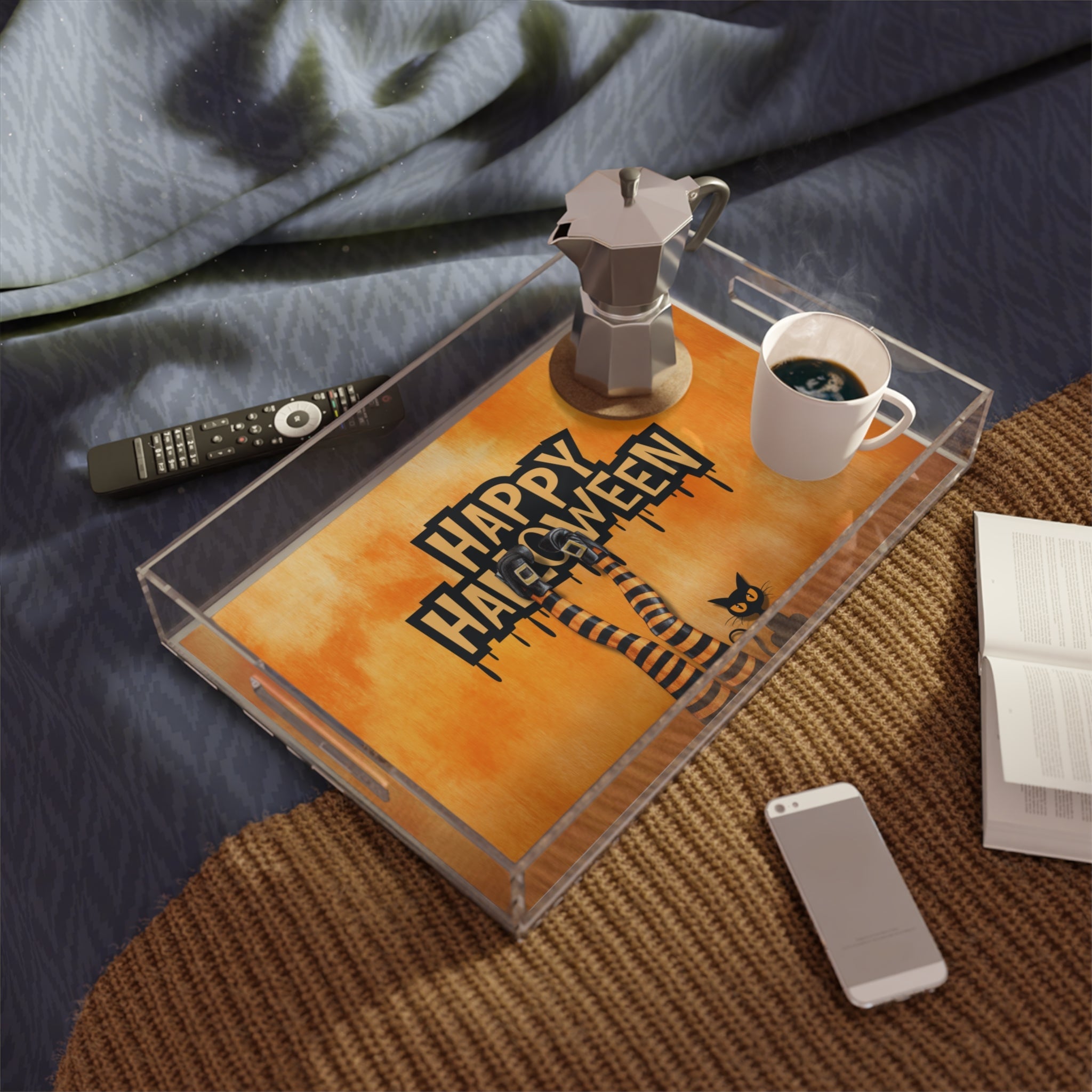 Halloween Acrylic Serving Tray, Spooky Home Decor - Decor, Kitchen & Dining, Serving Platters - EpiAl's Shop