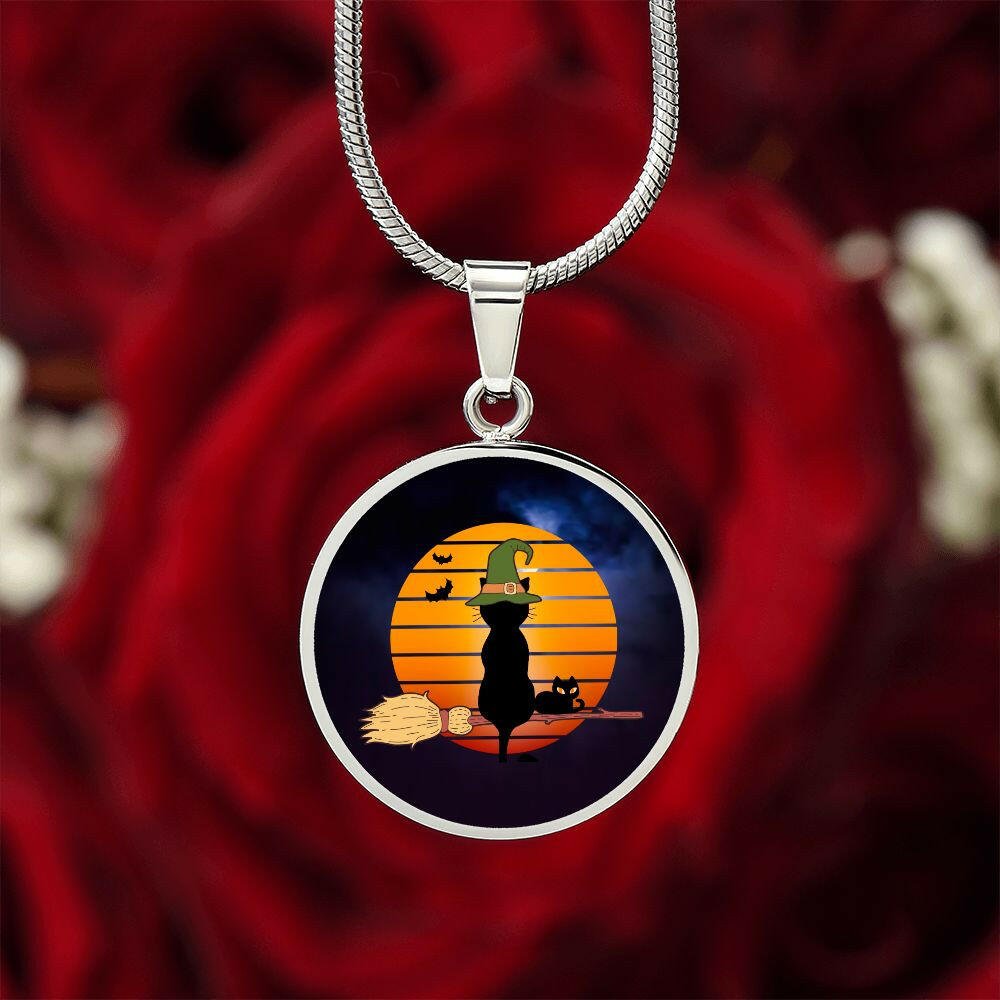 Halloween Cat Necklace - Jewelry - Epileptic Al’s Shop