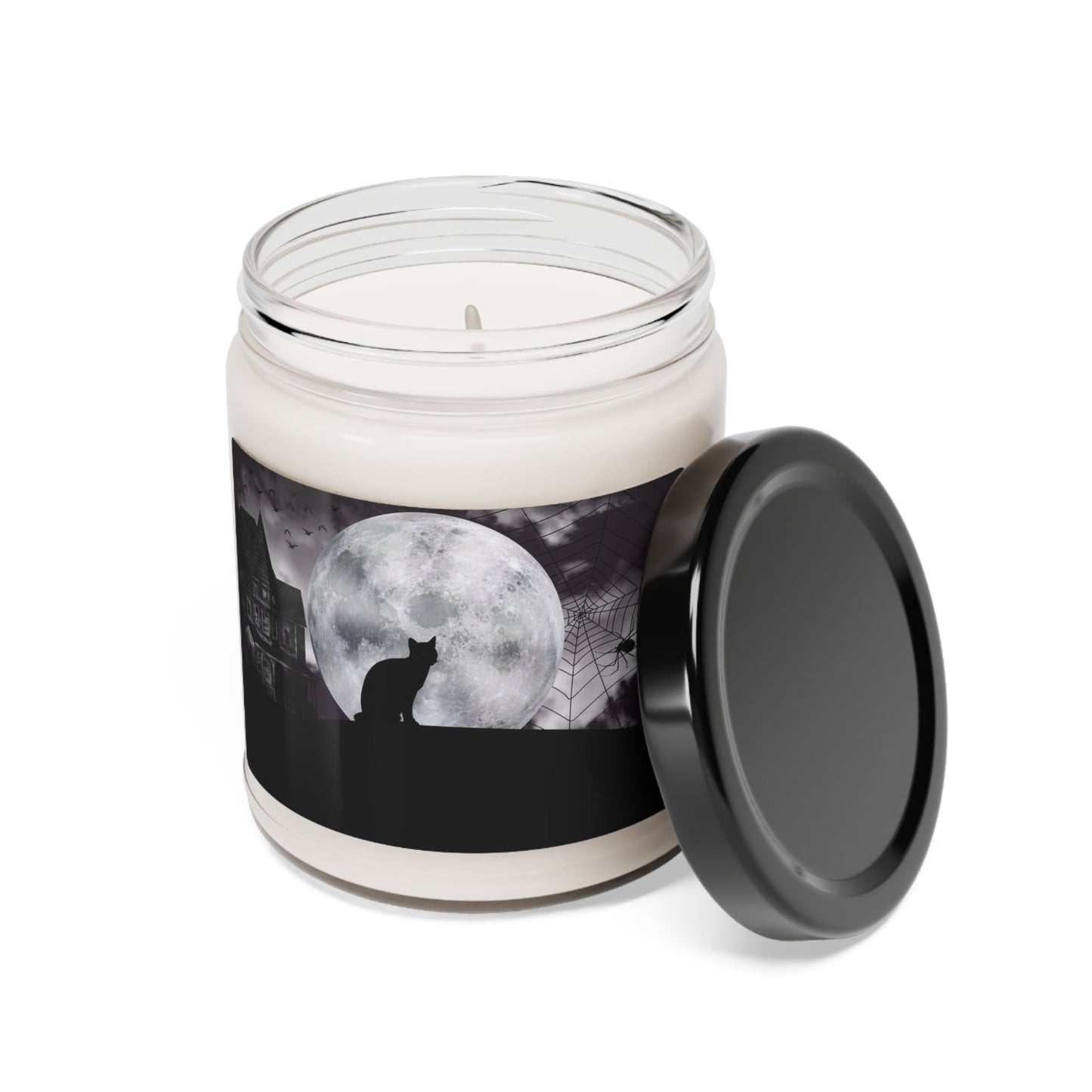 Halloween Cat Scented Soy Candle, 9oz - Home Decor - Epileptic Al’s Shop