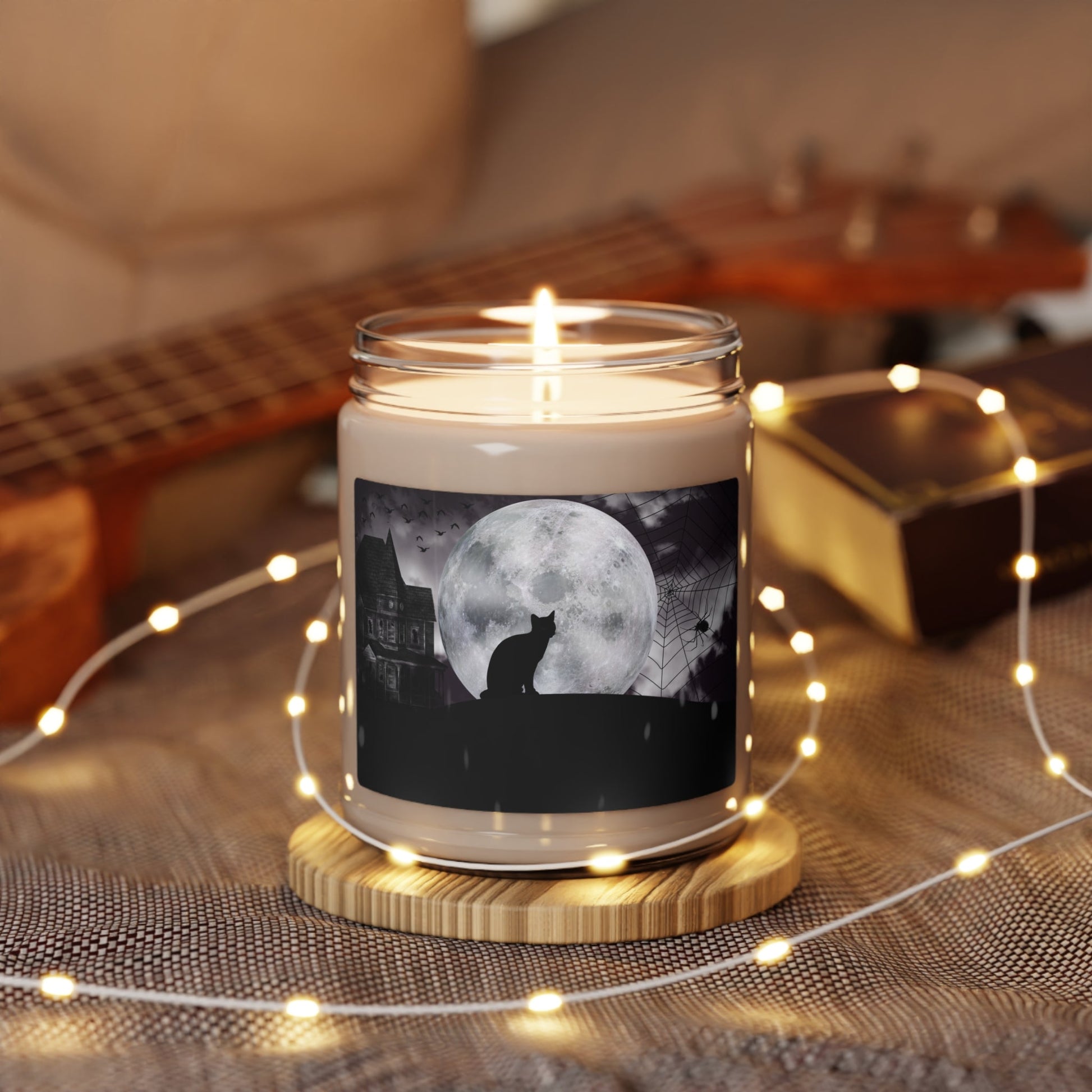 Halloween Cat Scented Soy Candle, 9oz - Home Decor - Epileptic Al’s Shop