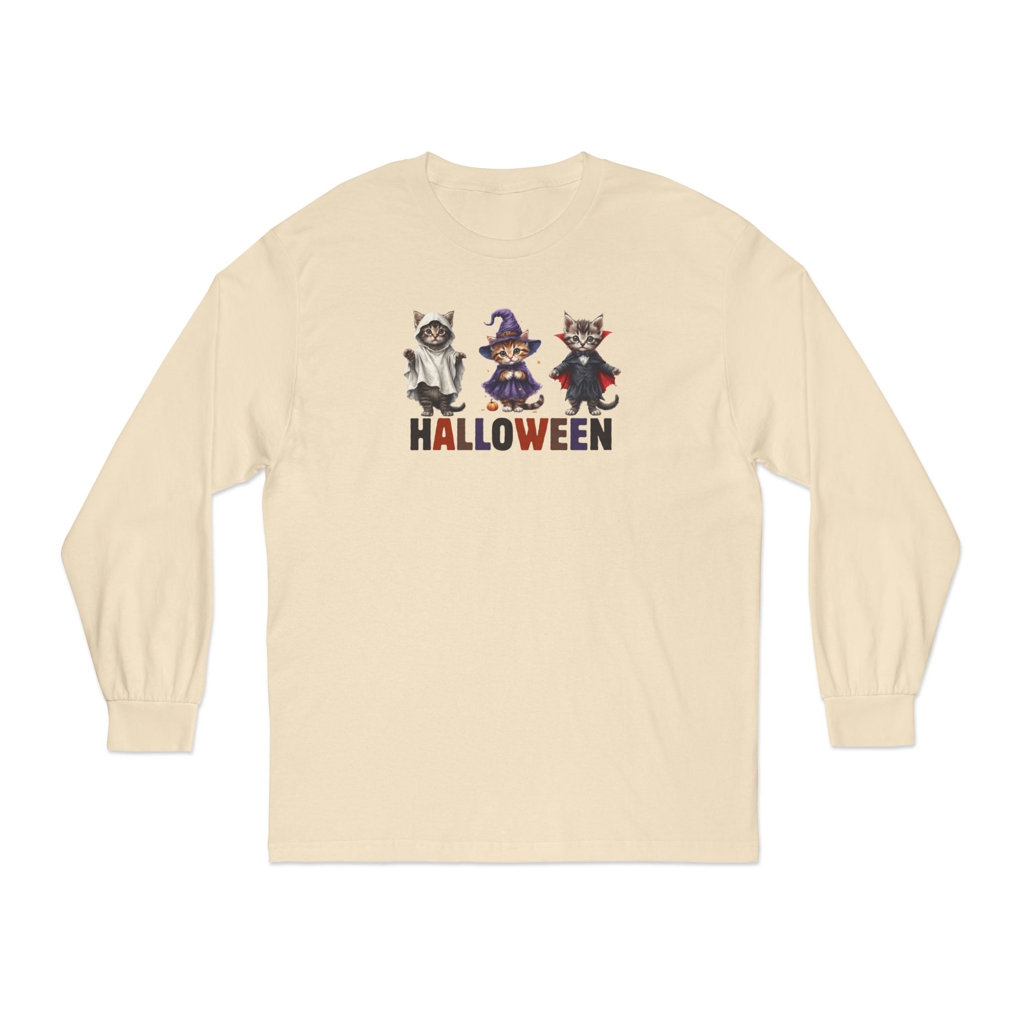 Halloween Kittens Long Sleeve T-Shirt - Clothing, T-shirts, Long - Sleeve - EpiAl's Shop