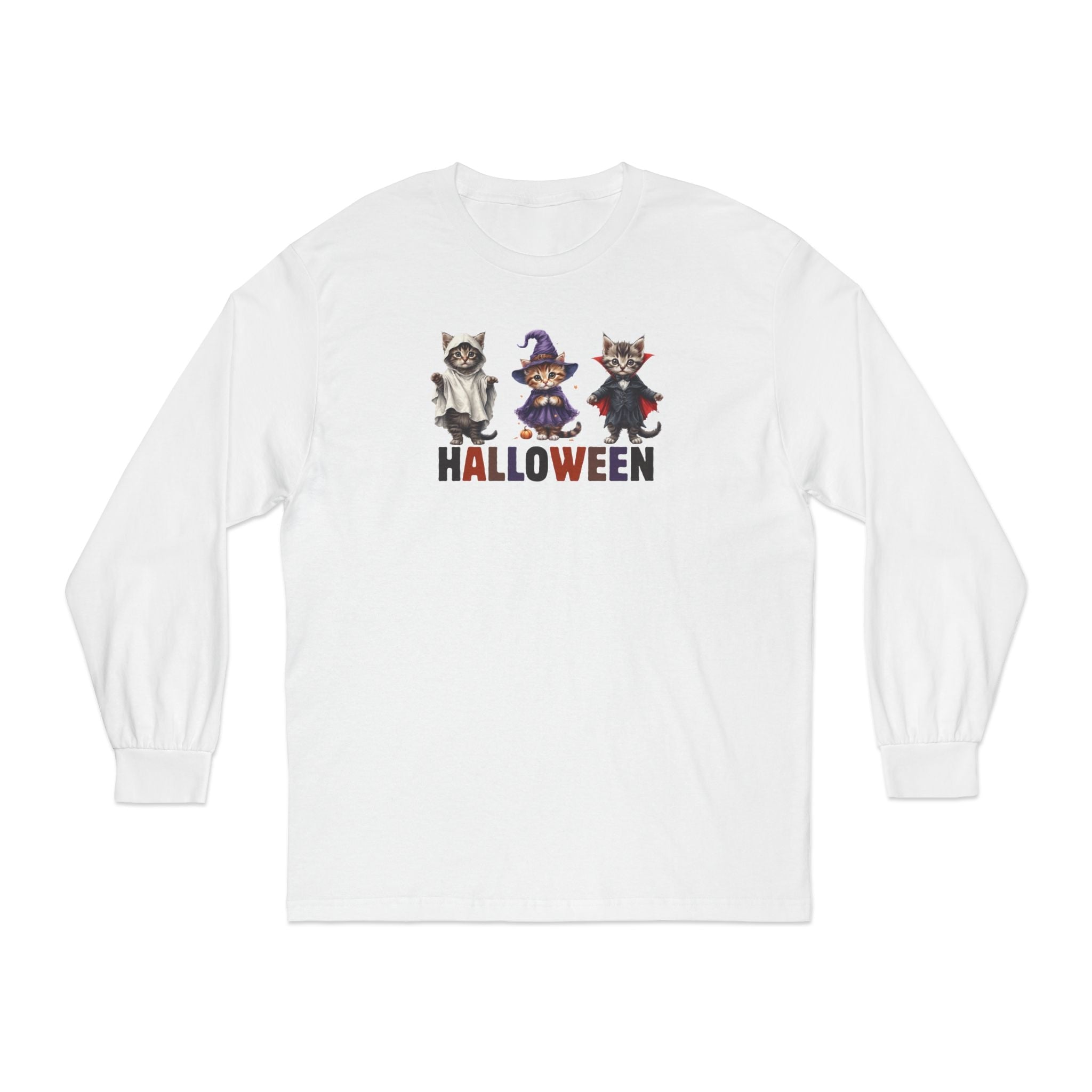 Halloween Kittens Long Sleeve T-Shirt - Clothing, T-shirts, Long - Sleeve - EpiAl's Shop