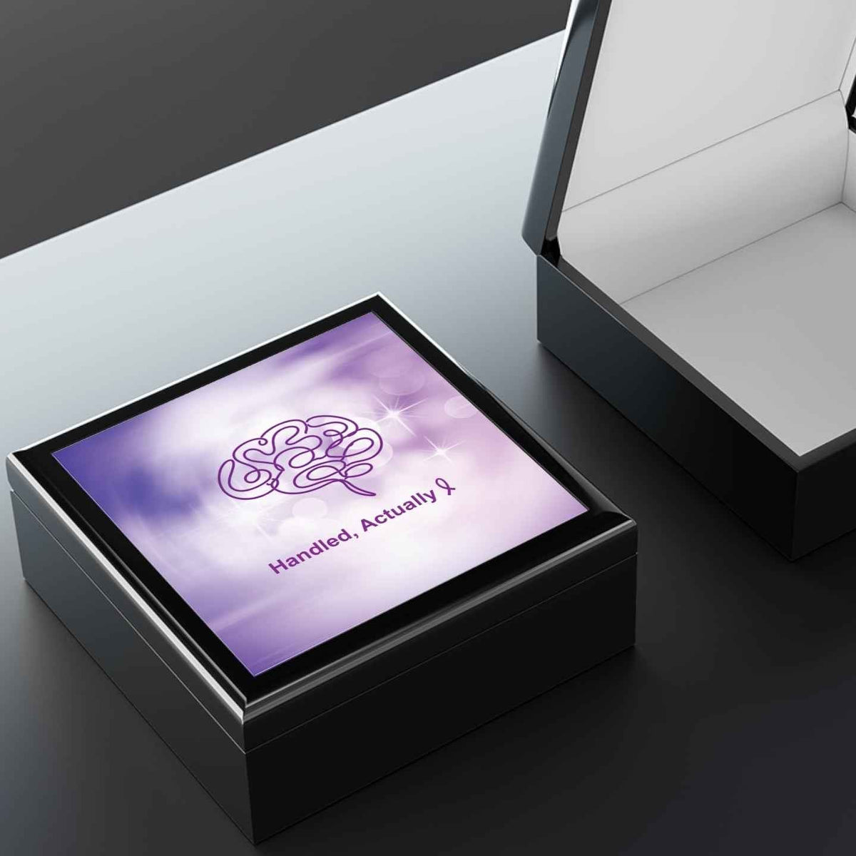 Handled, Actually — Black Keepsake Box - Decor, Jewelry Boxes - EpiAl's Shop