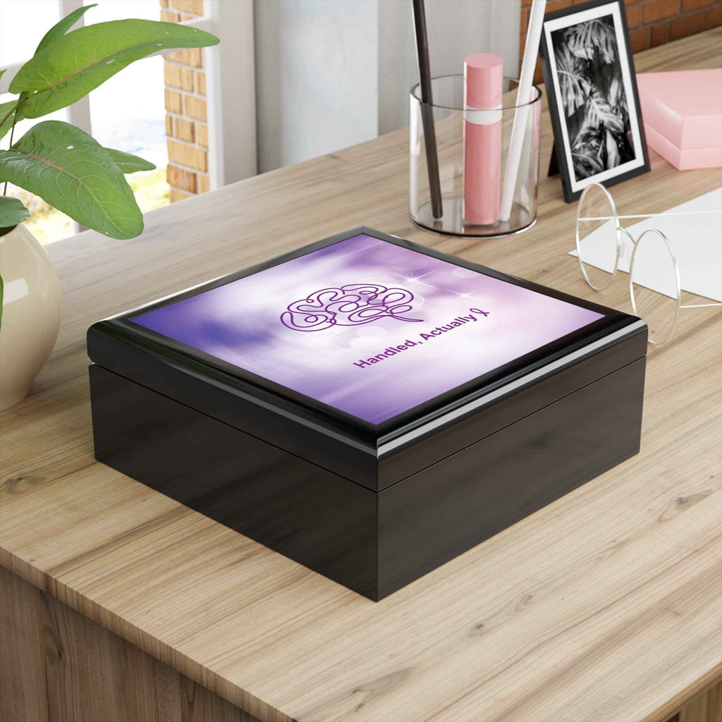 Handled, Actually — Black Keepsake Box - Decor, Jewelry Boxes - EpiAl's Shop